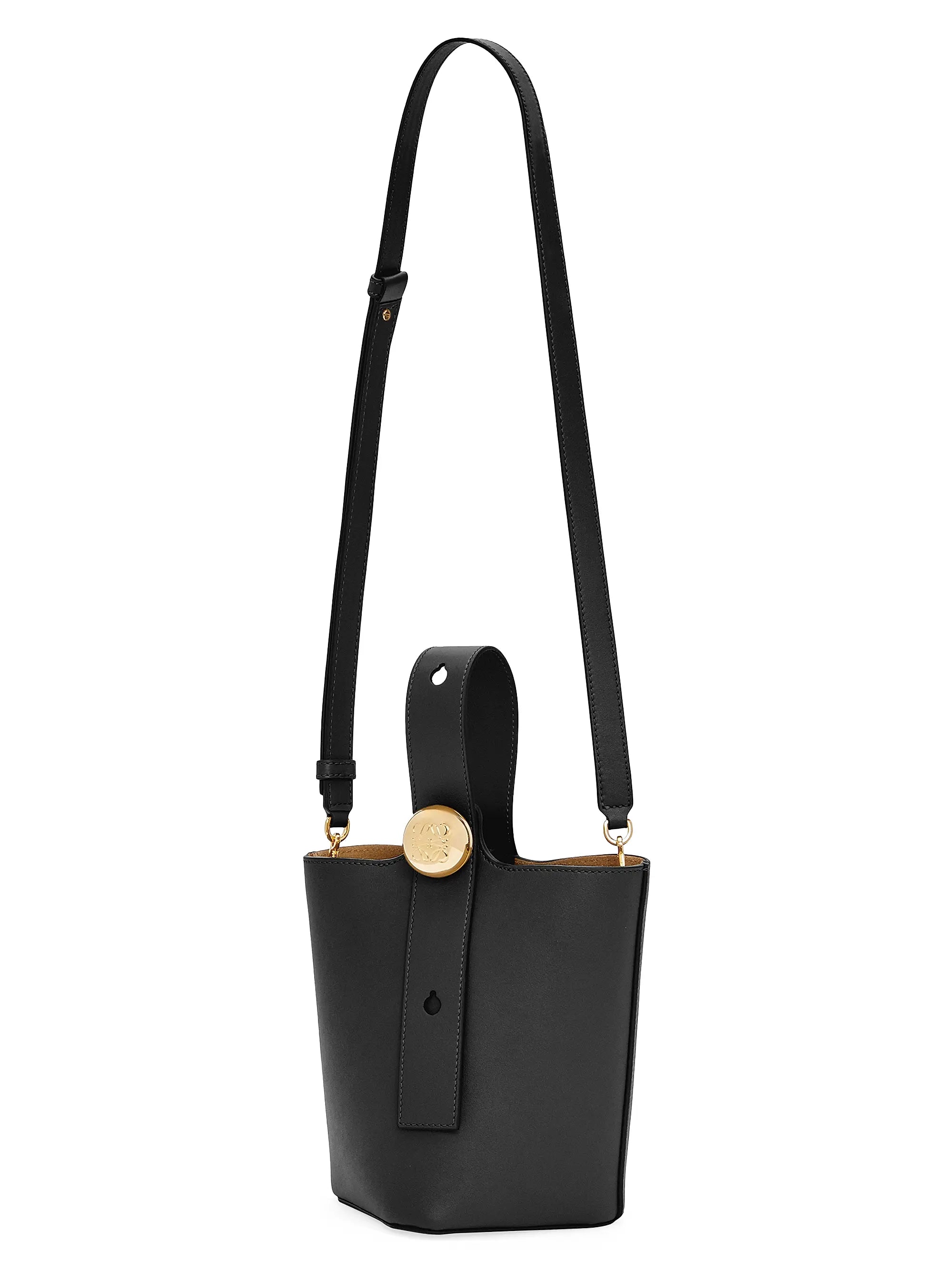 LOEWE Mini Pebbled Leather Bucket Bag