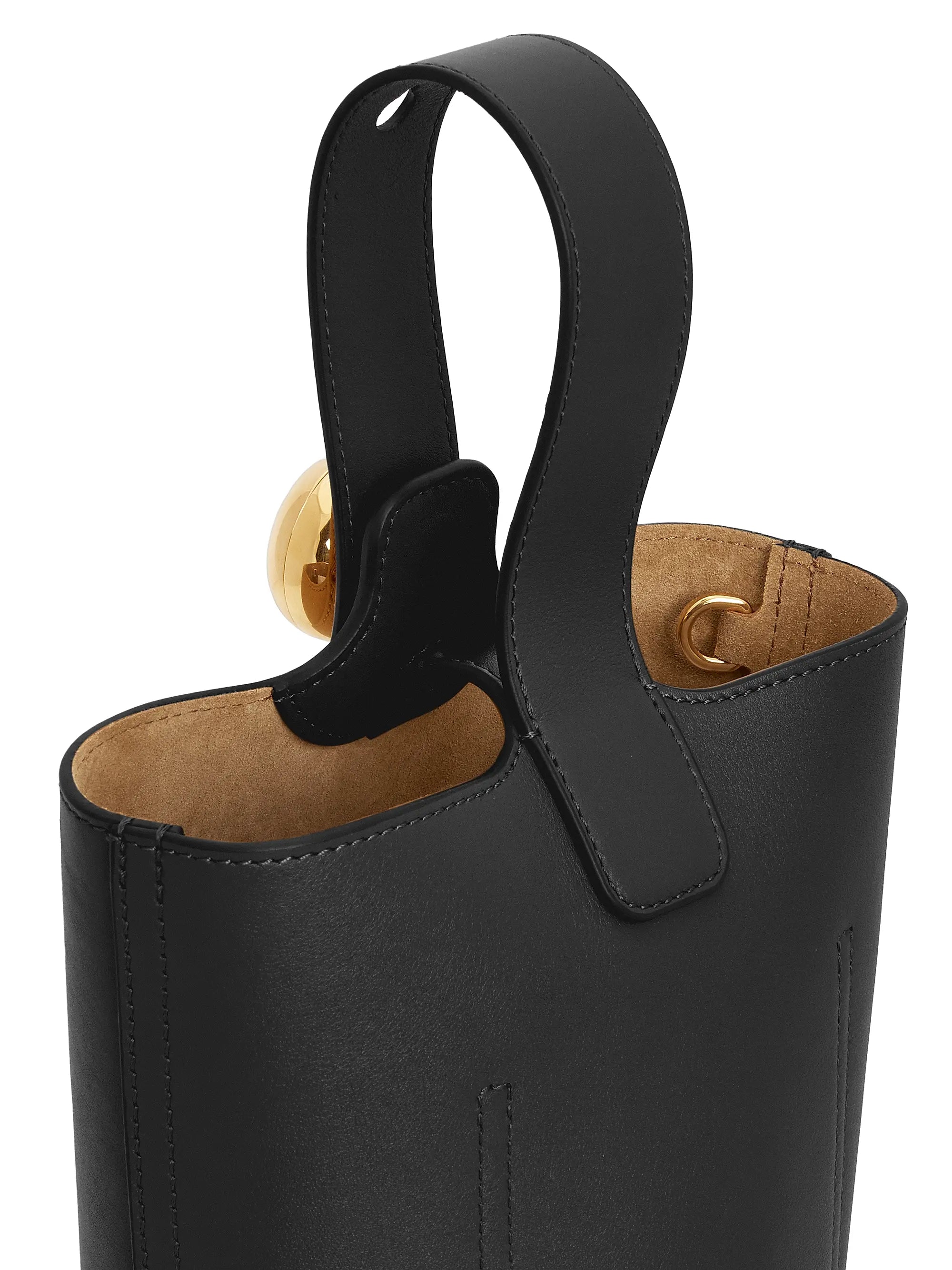 LOEWE Mini Pebbled Leather Bucket Bag