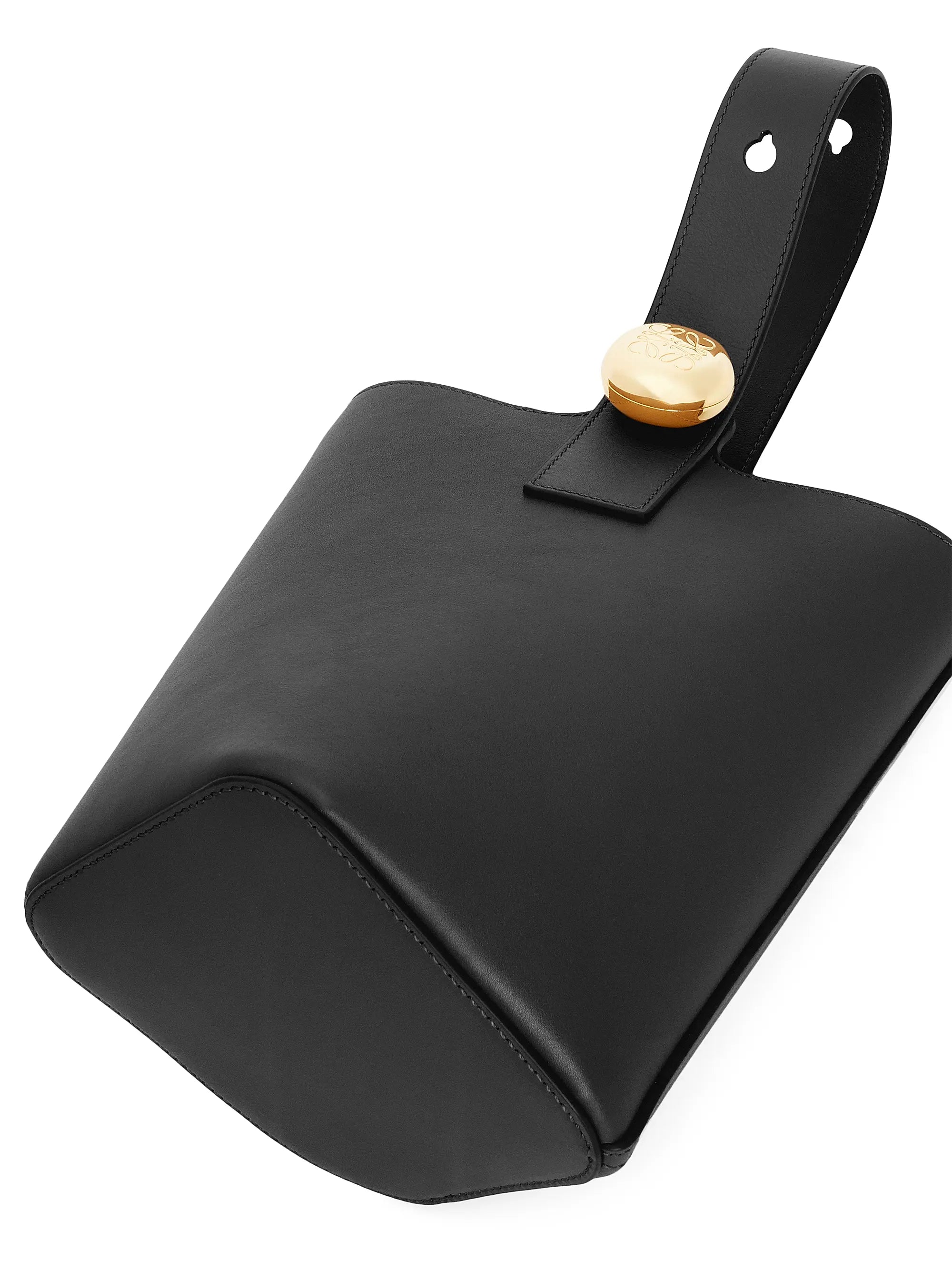 LOEWE Mini Pebbled Leather Bucket Bag