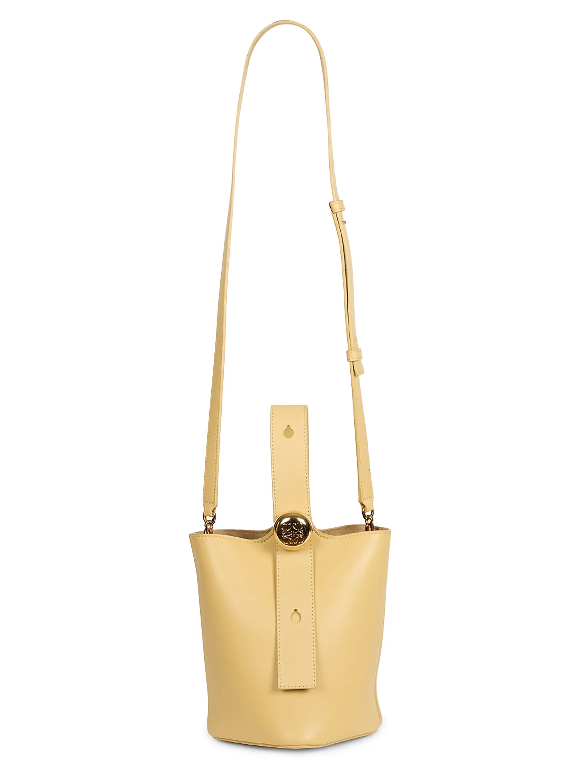 LOEWE Mini Pebbled Leather Bucket Bag