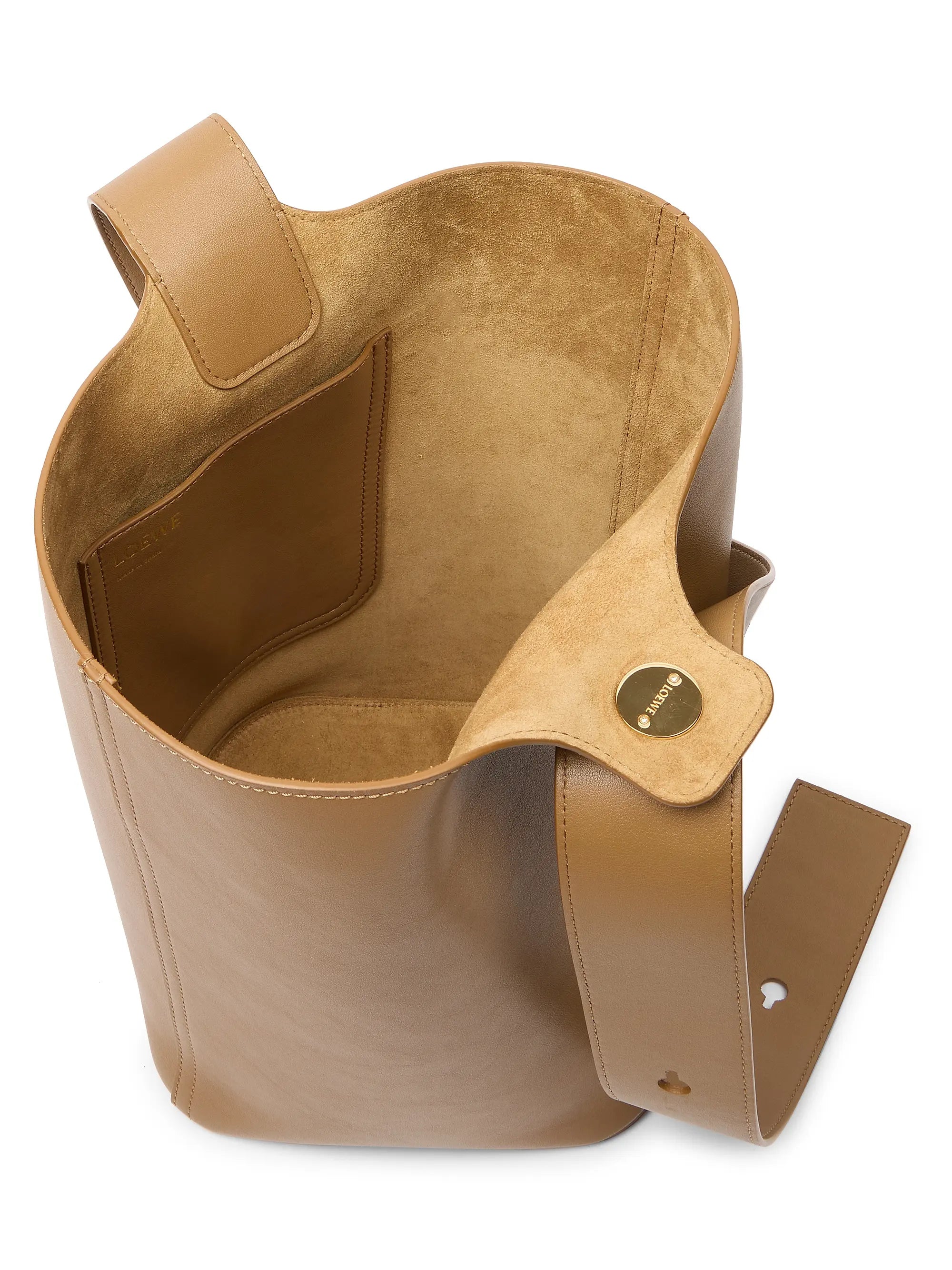 LOEWE Pebbled Leather Bucket Bag