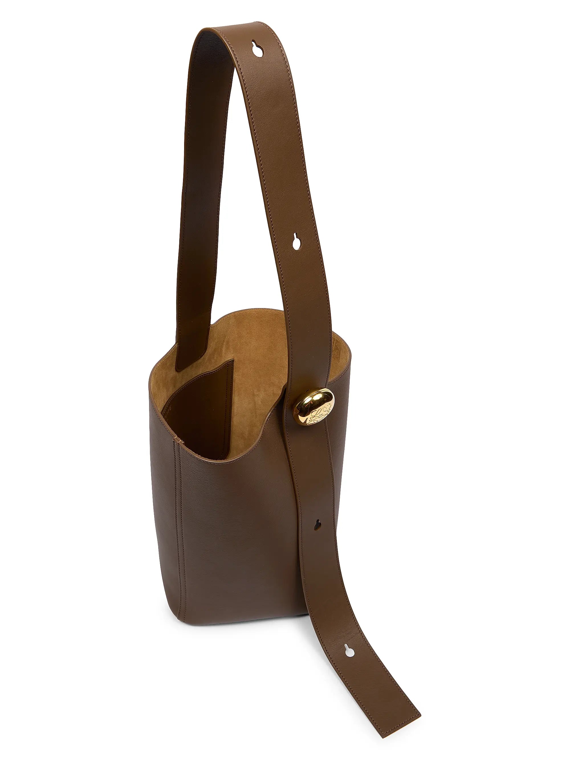 LOEWE Pebbled Leather Bucket Bag