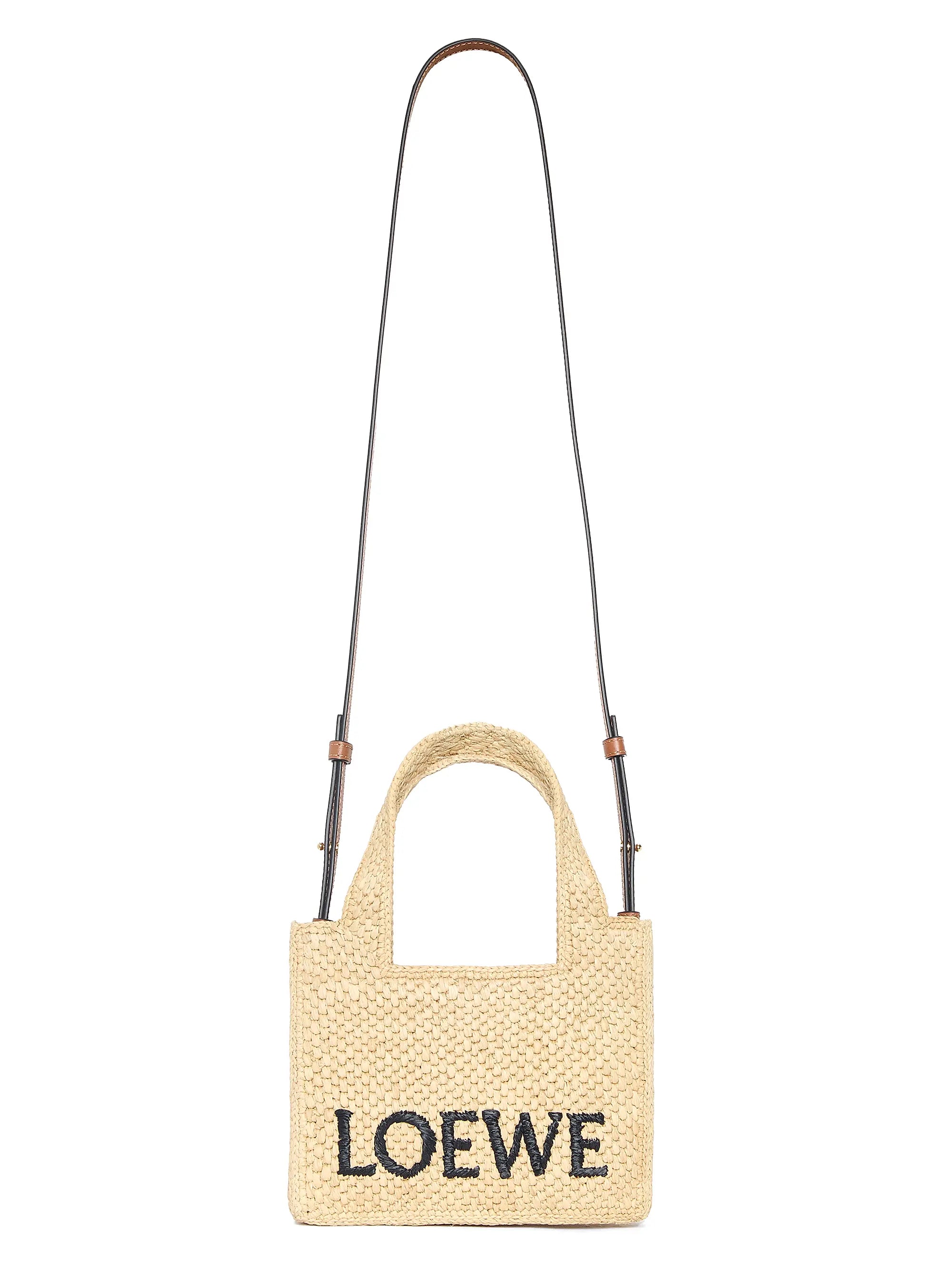 LOEWE LOEWE x Paula's Ibiza Mini Raffia Tote Bag