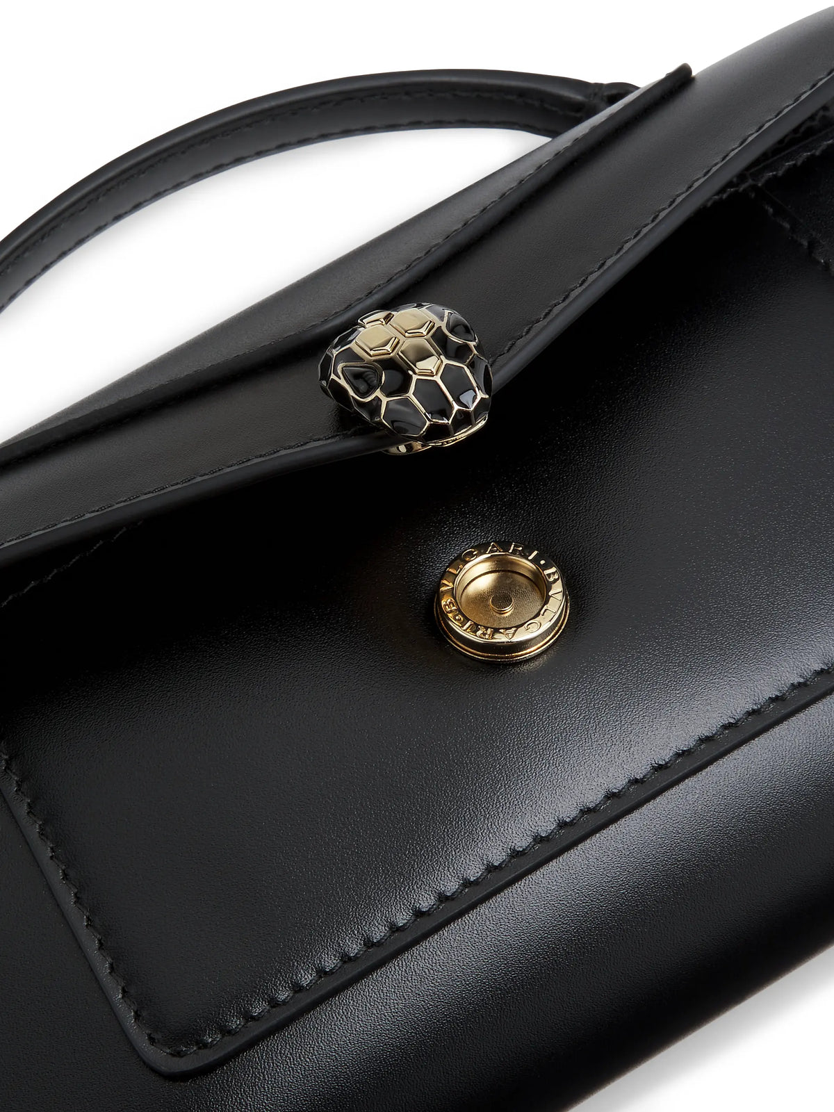 BVLGARI Serpenti Leather Phone Case