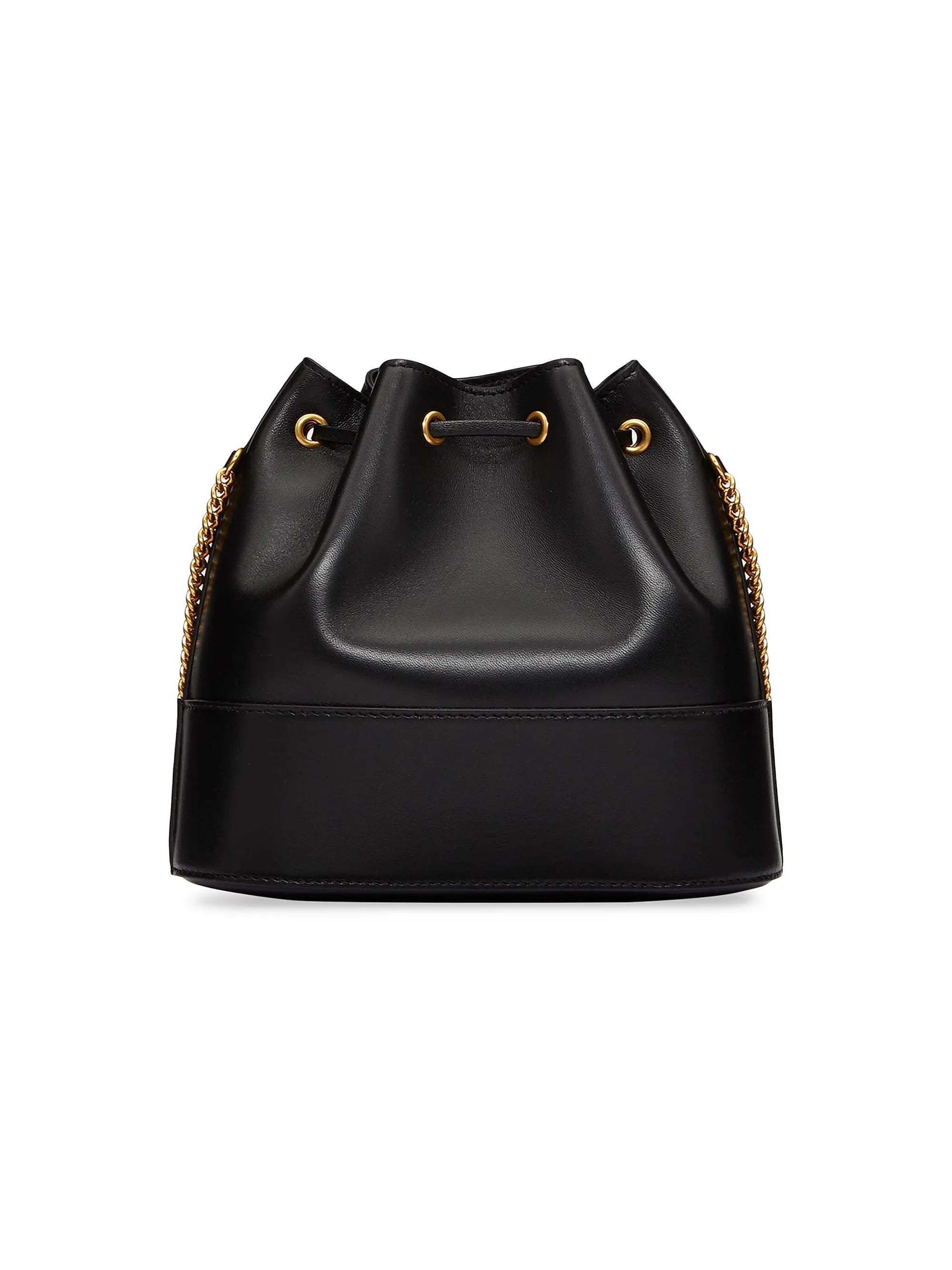 Valentino Garavani Mini Bucket Bag in Nappa with Vlogo Signature Chain