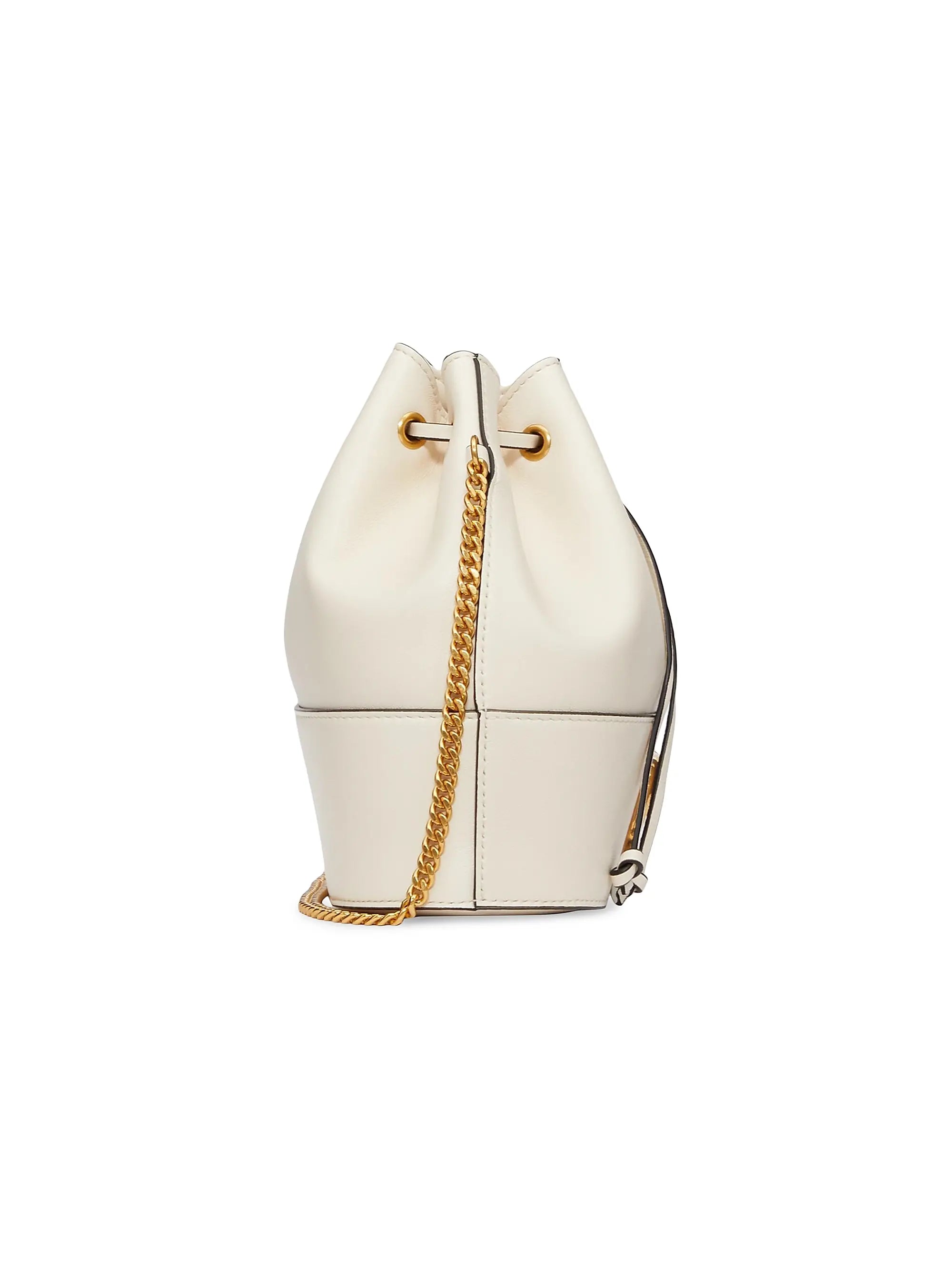 Valentino Garavani Mini Bucket Bag in Nappa with Vlogo Signature Chain
