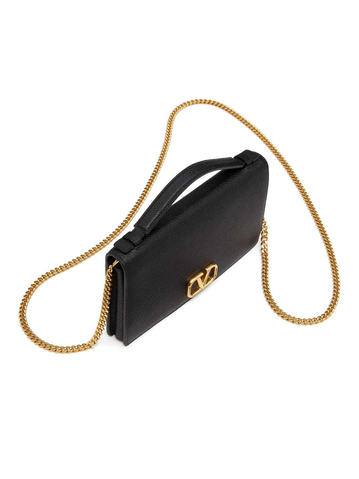 Women's Valentino Garavani VLogo Wallet with Chain, detail