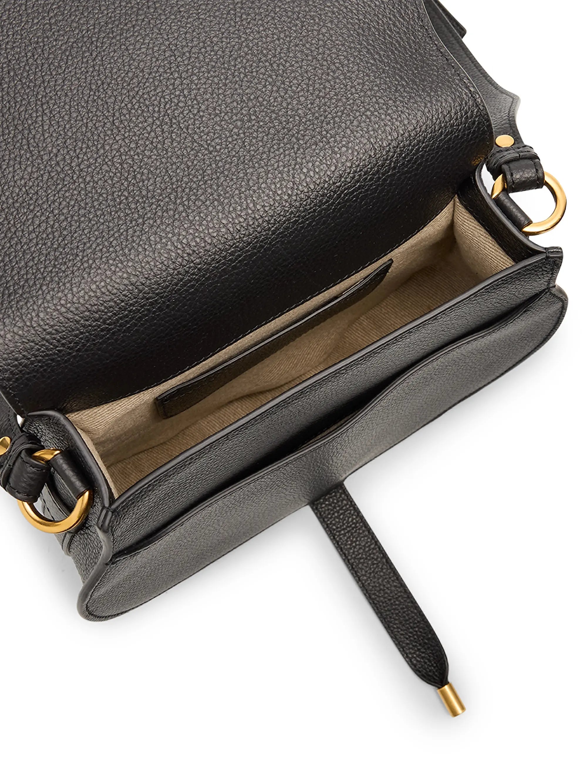 Chloé Marcie Leather Saddle Bag