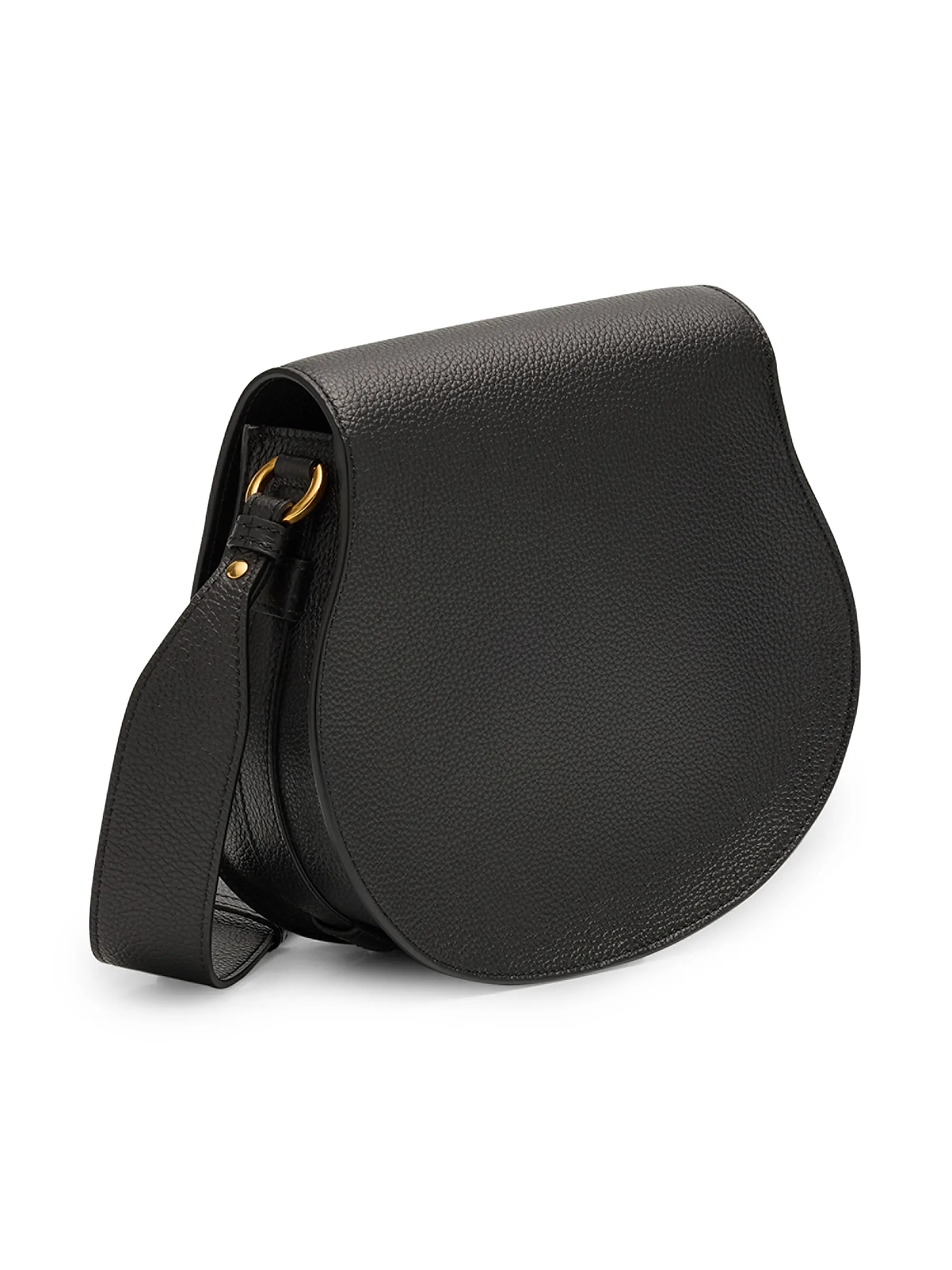 Chloé Marcie Leather Saddle Bag