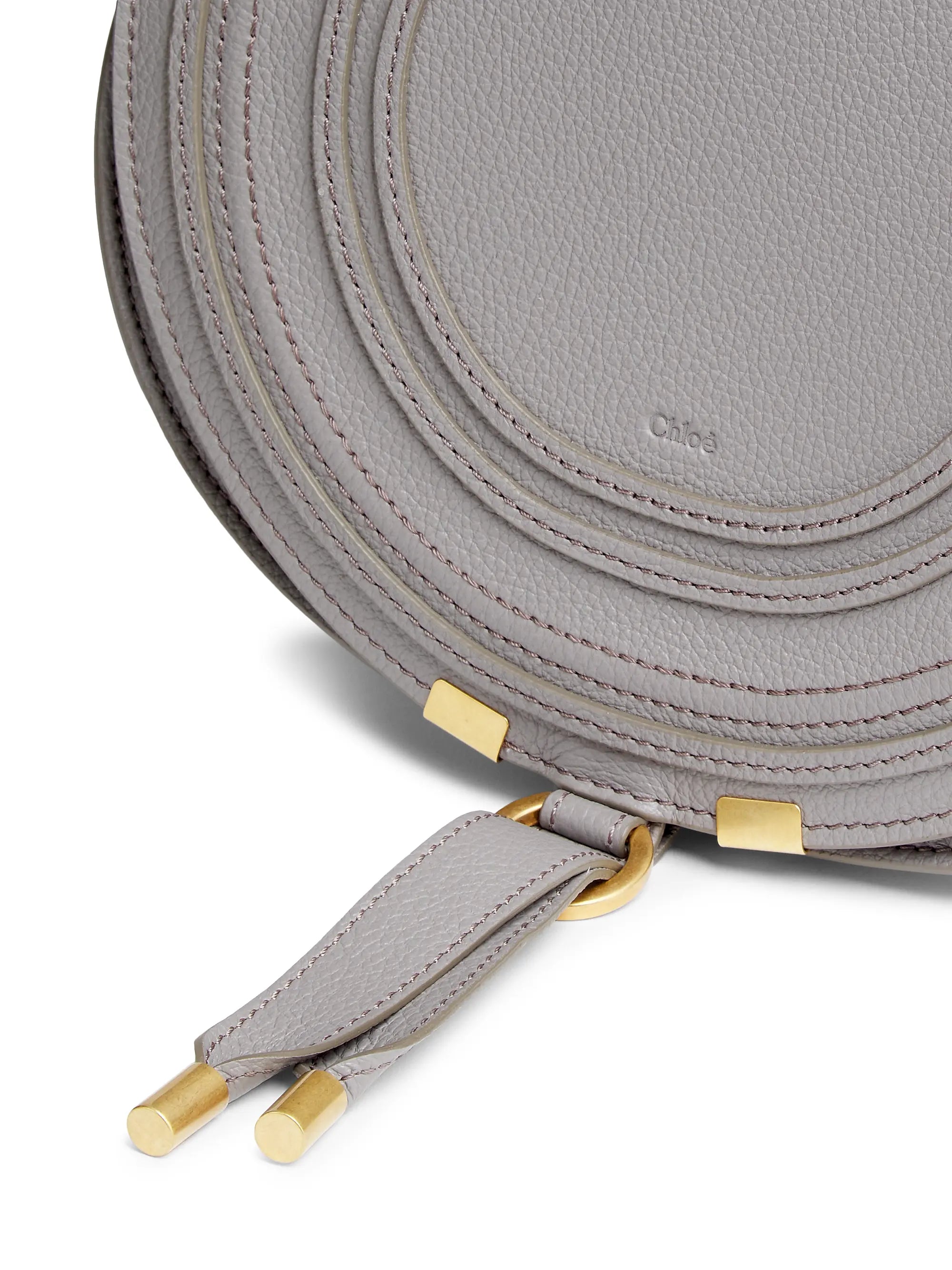 Chloé Marcie Leather Saddle Bag