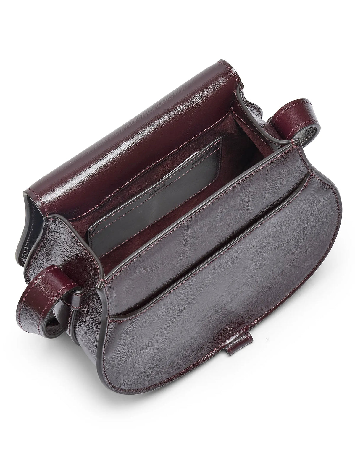 Chloé Small Marcie Leather Saddle Bag