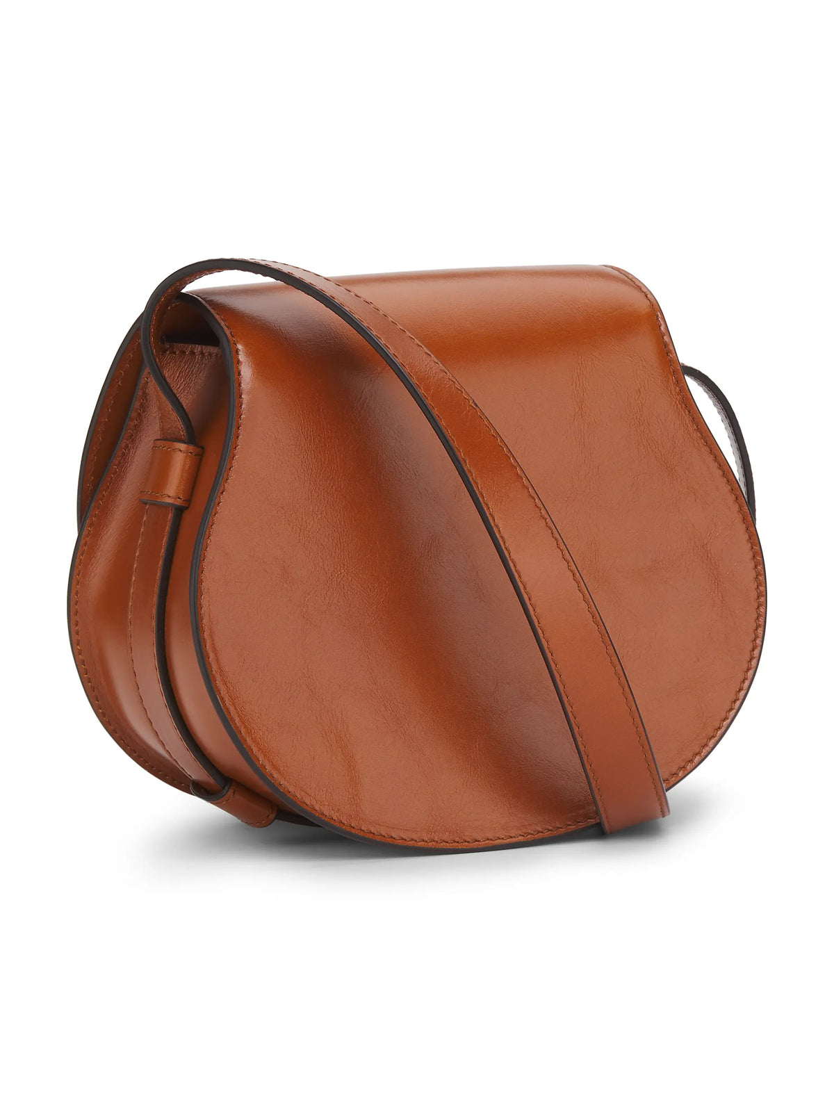 Chloé Small Marcie Leather Saddle Bag