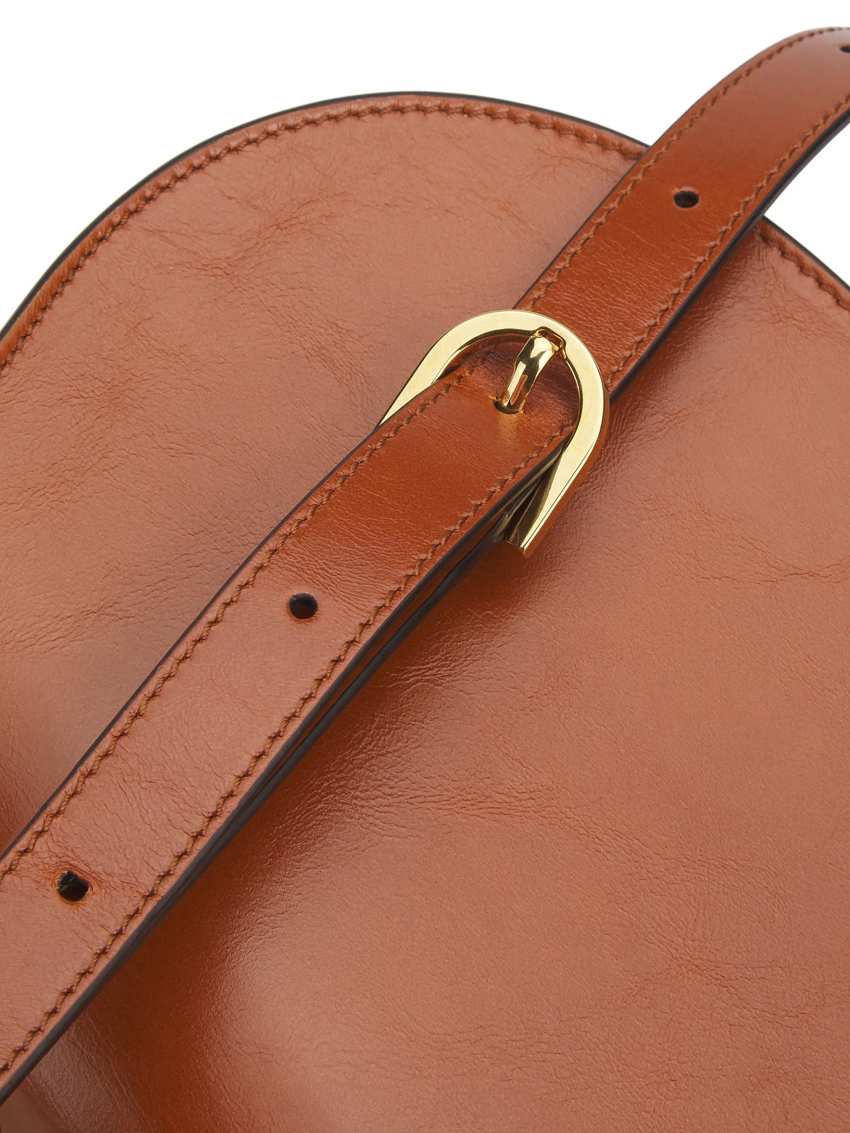 Chloé Small Marcie Leather Saddle Bag