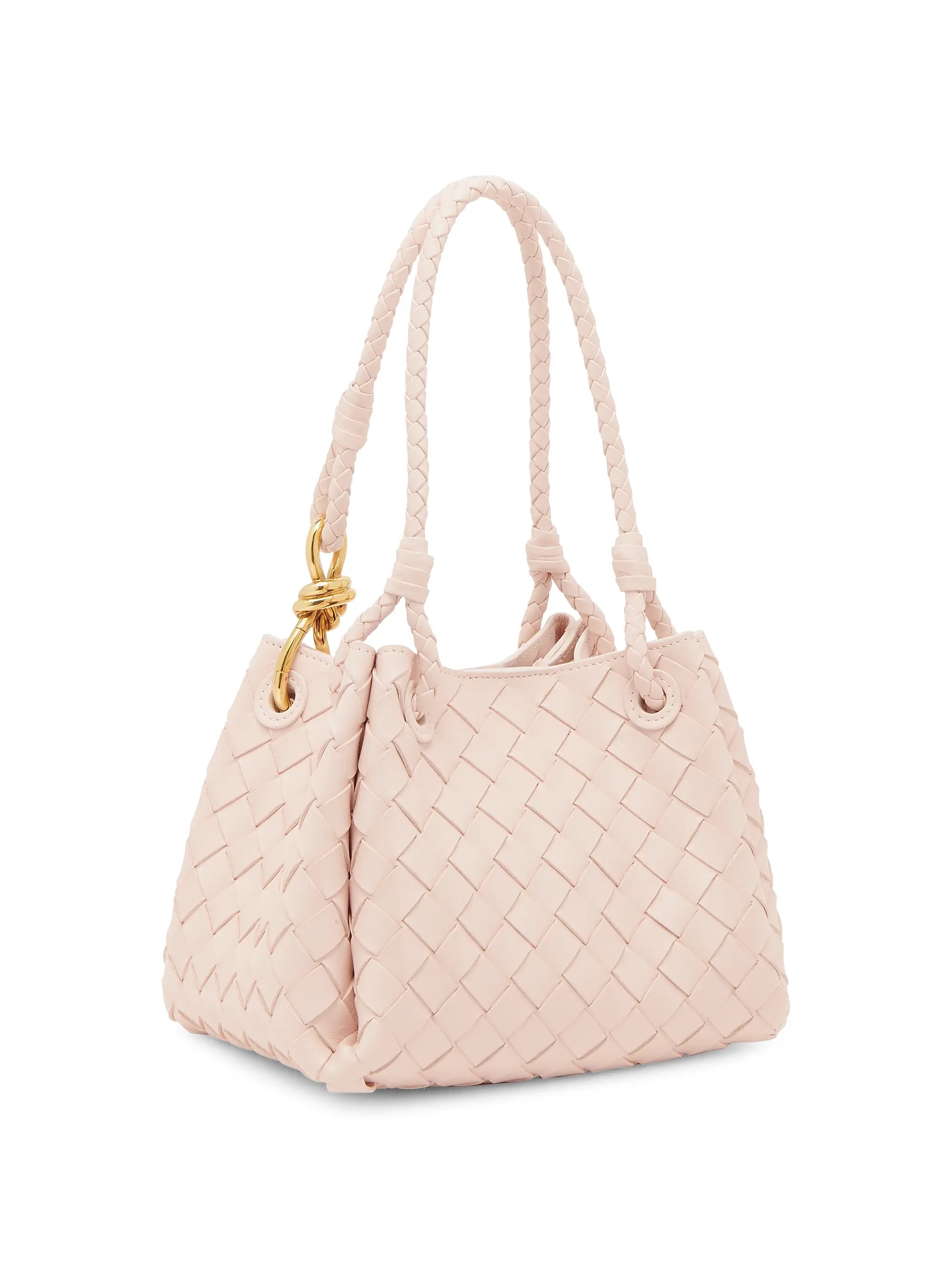 Bottega Veneta Andiamo Intrecciato Leather Crossbody Bag
