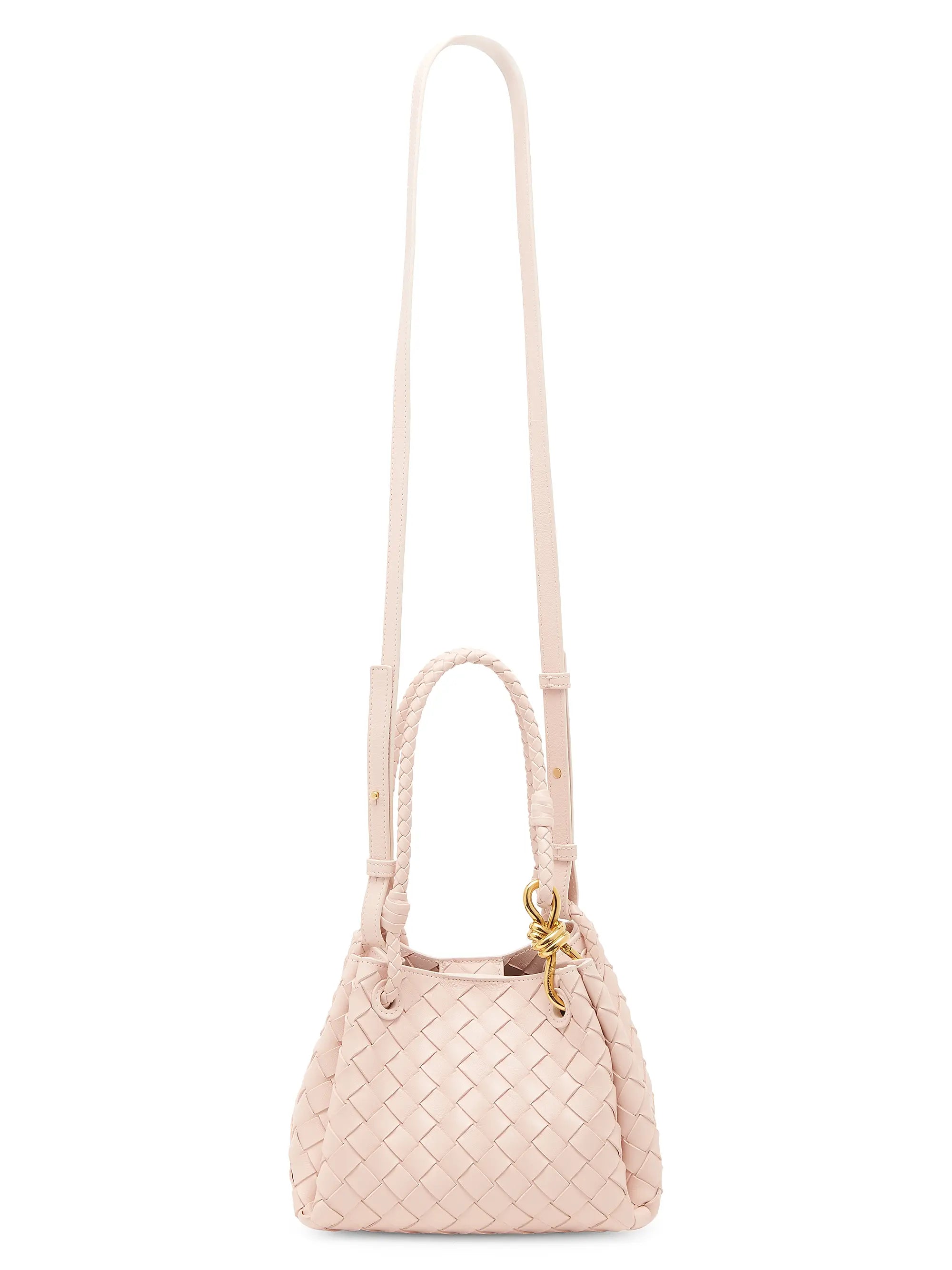 Bottega Veneta Andiamo Intrecciato Leather Crossbody Bag