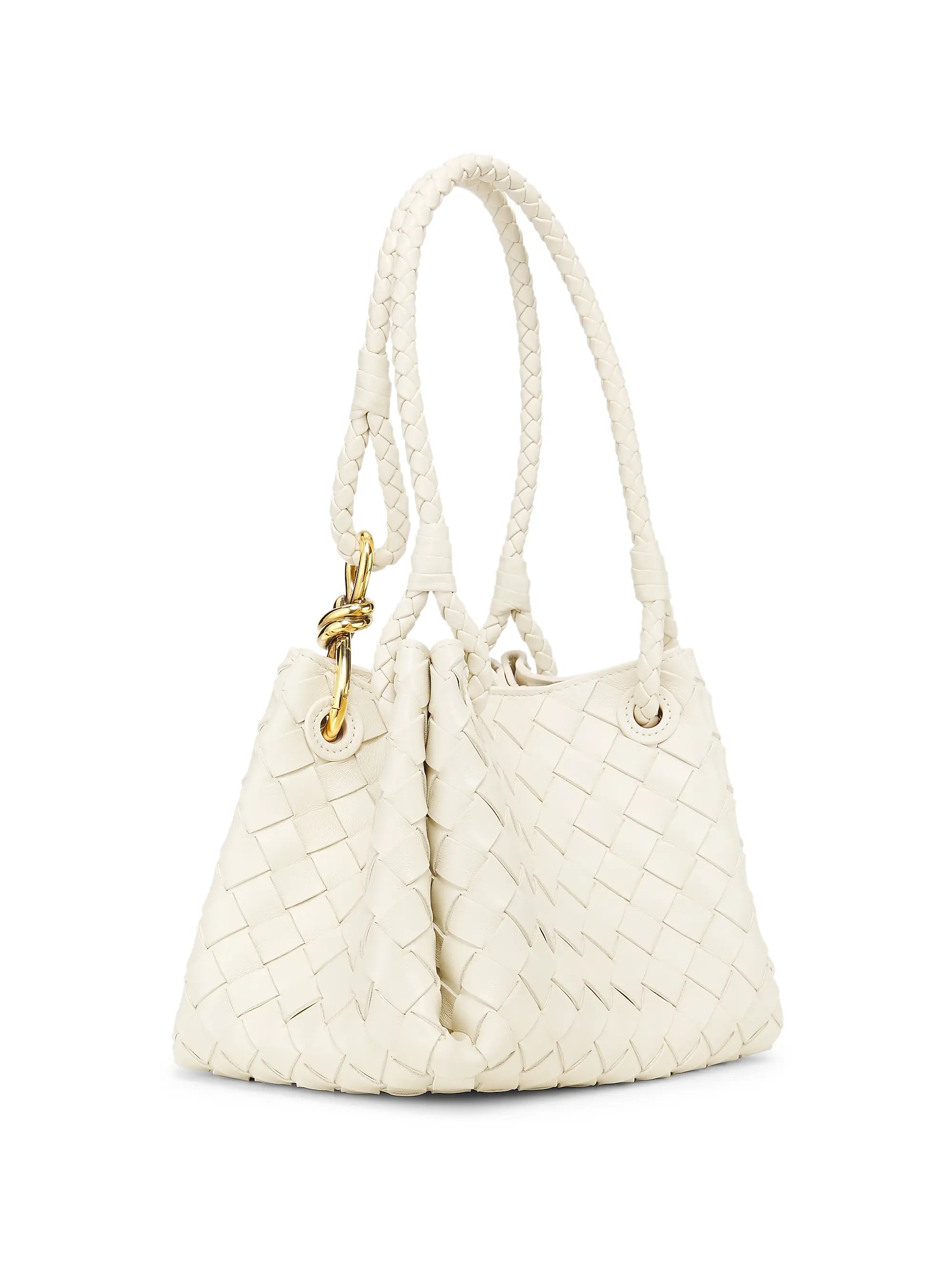 Bottega Veneta Andiamo Intrecciato Leather Crossbody Bag