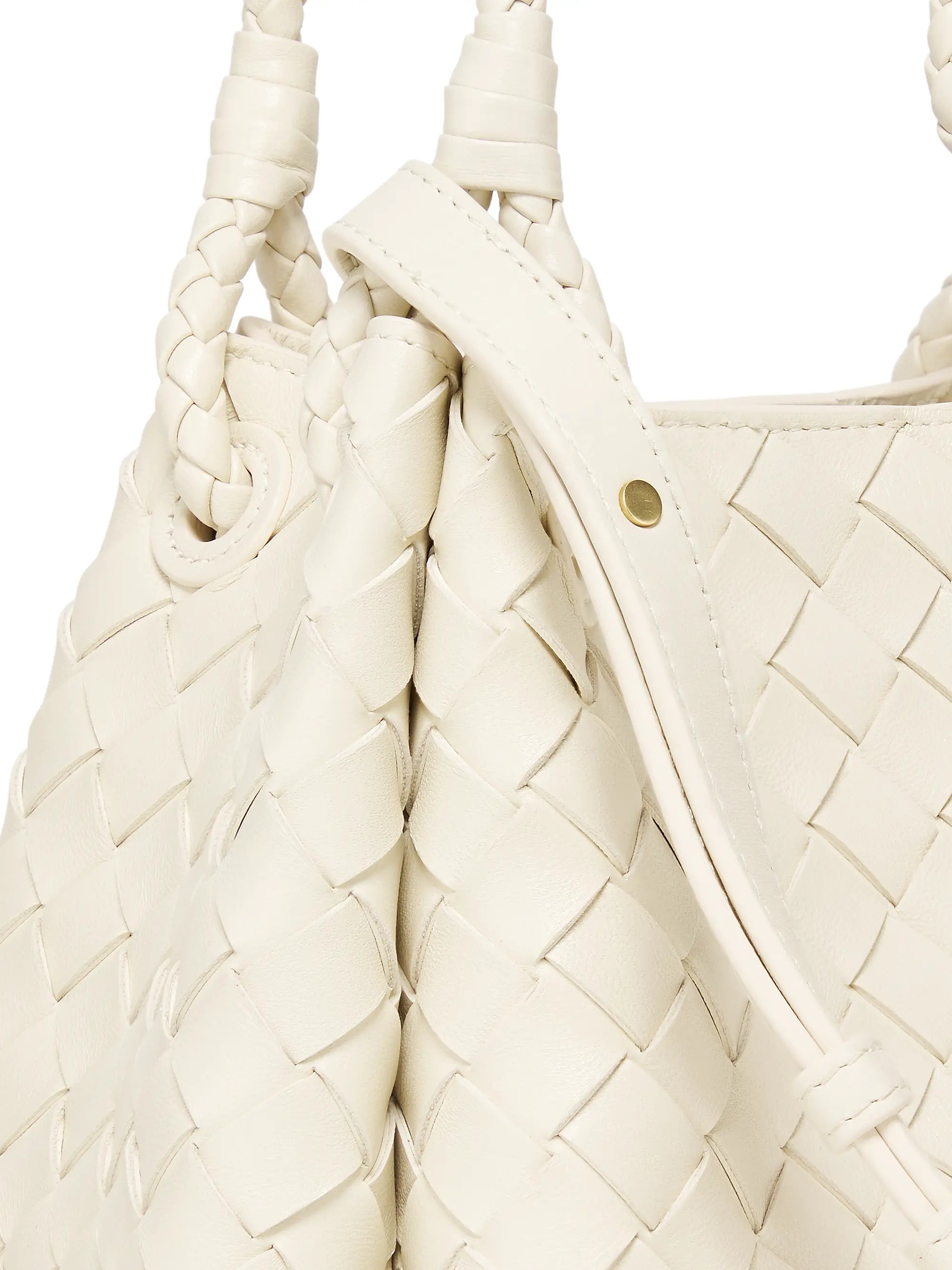 Bottega Veneta Andiamo Intrecciato Leather Crossbody Bag