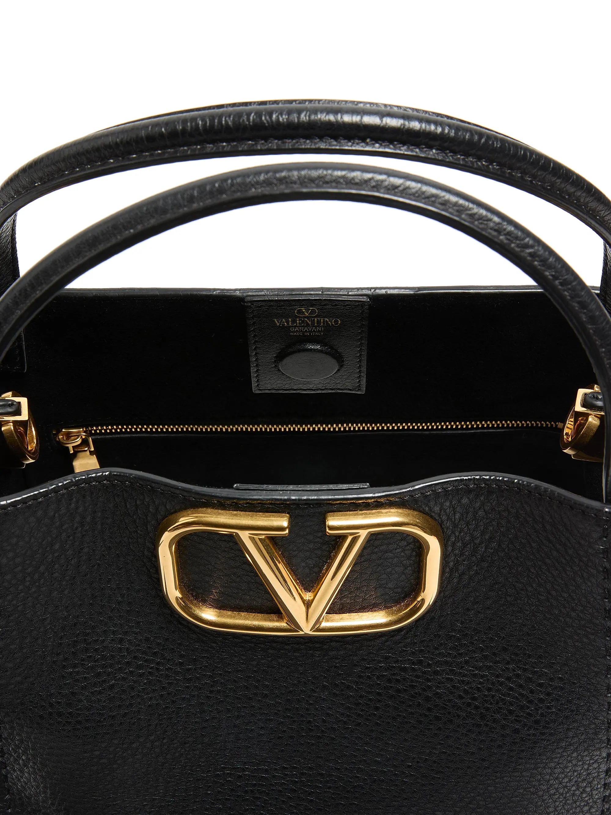 Valentino Garavani Valentino Garavani Alltime Medium Handbag in Grainy Calfskin