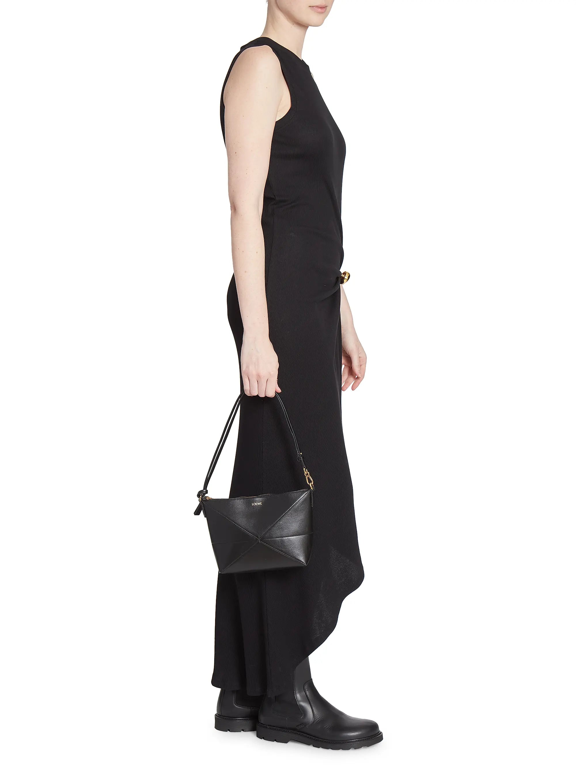 LOEWE Puzzle Fold Leather Shoulder Bag