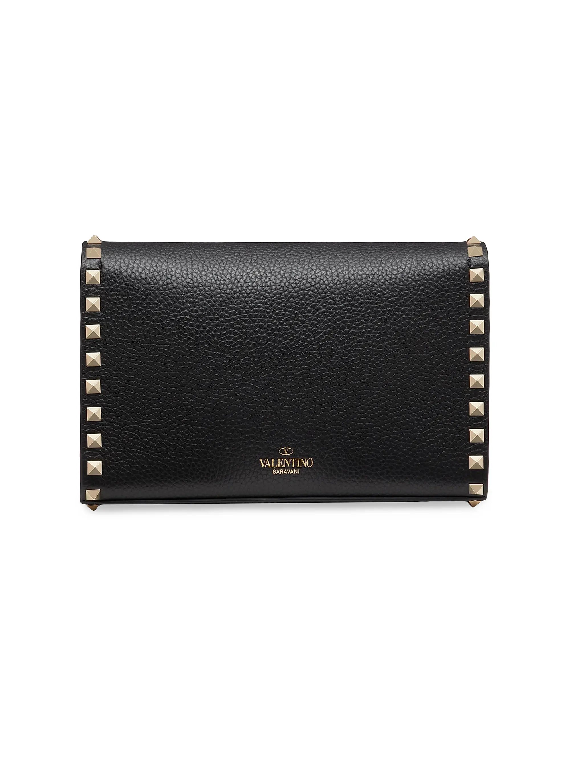 Valentino Garavani Small Rockstud Grainy Calfskin Crossbody Bag