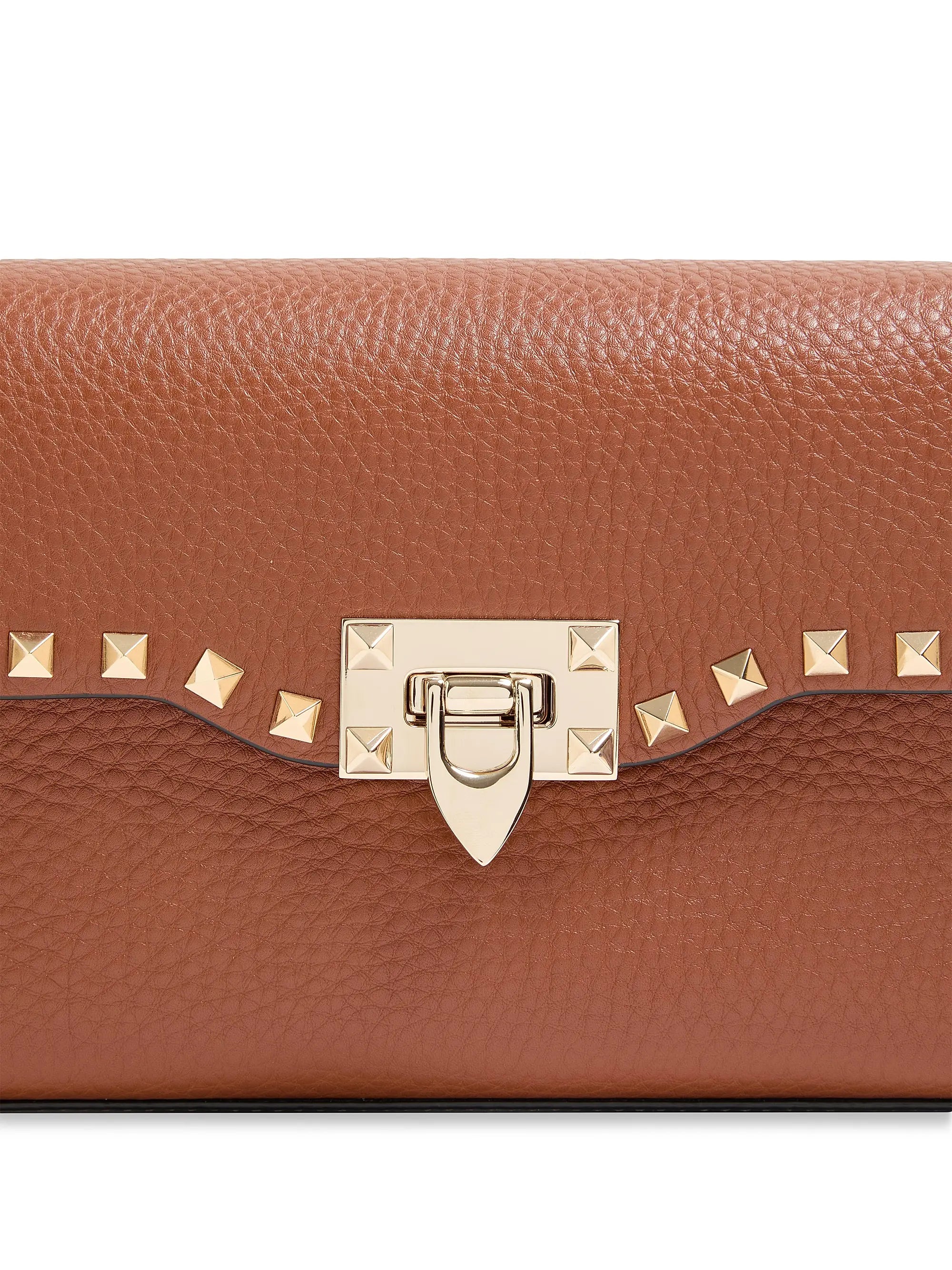 Valentino Garavani Small Rockstud Grainy Calfskin Crossbody Bag