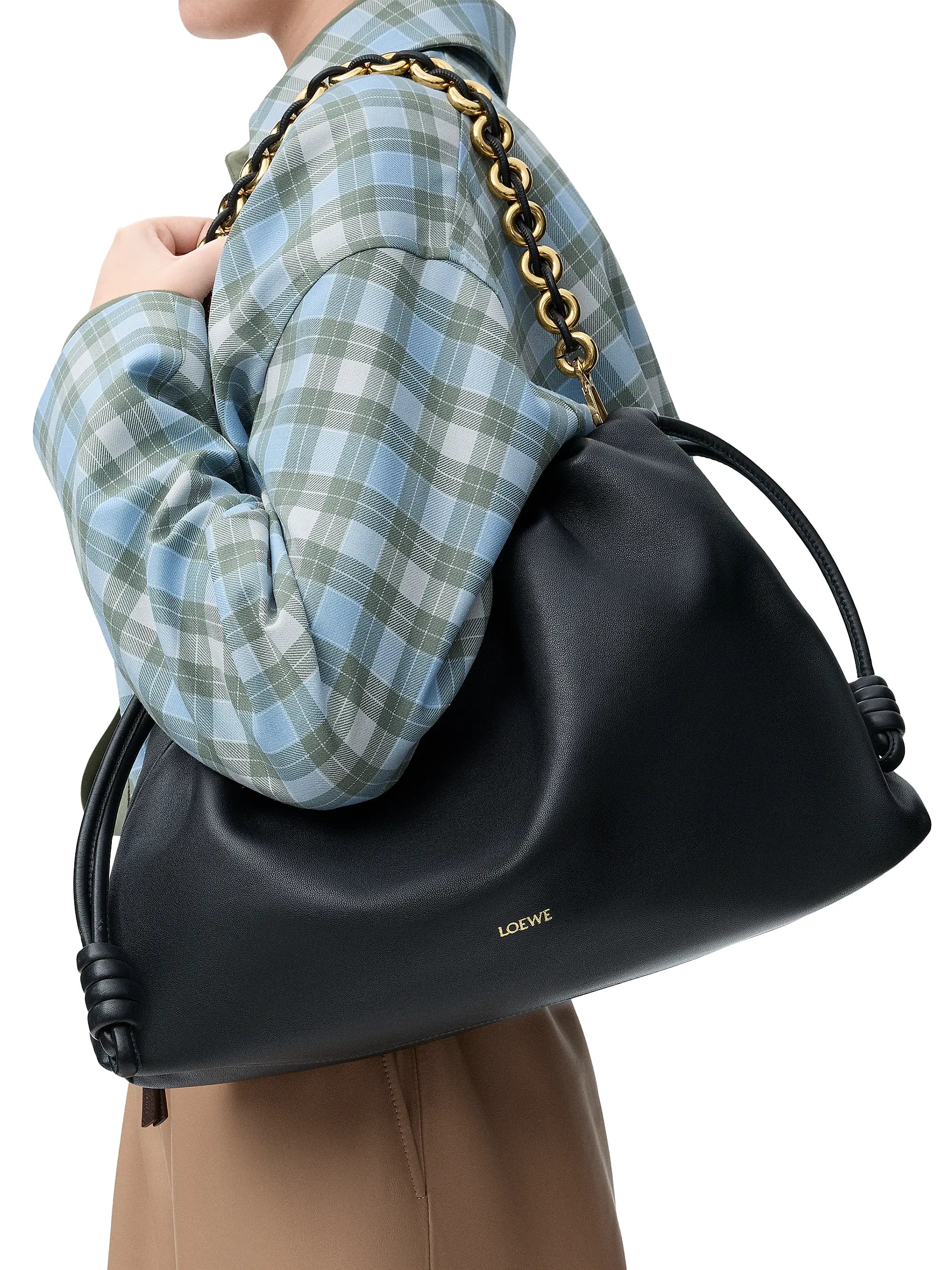 LOEWE Large Flamenco Leather Shoulder Bag