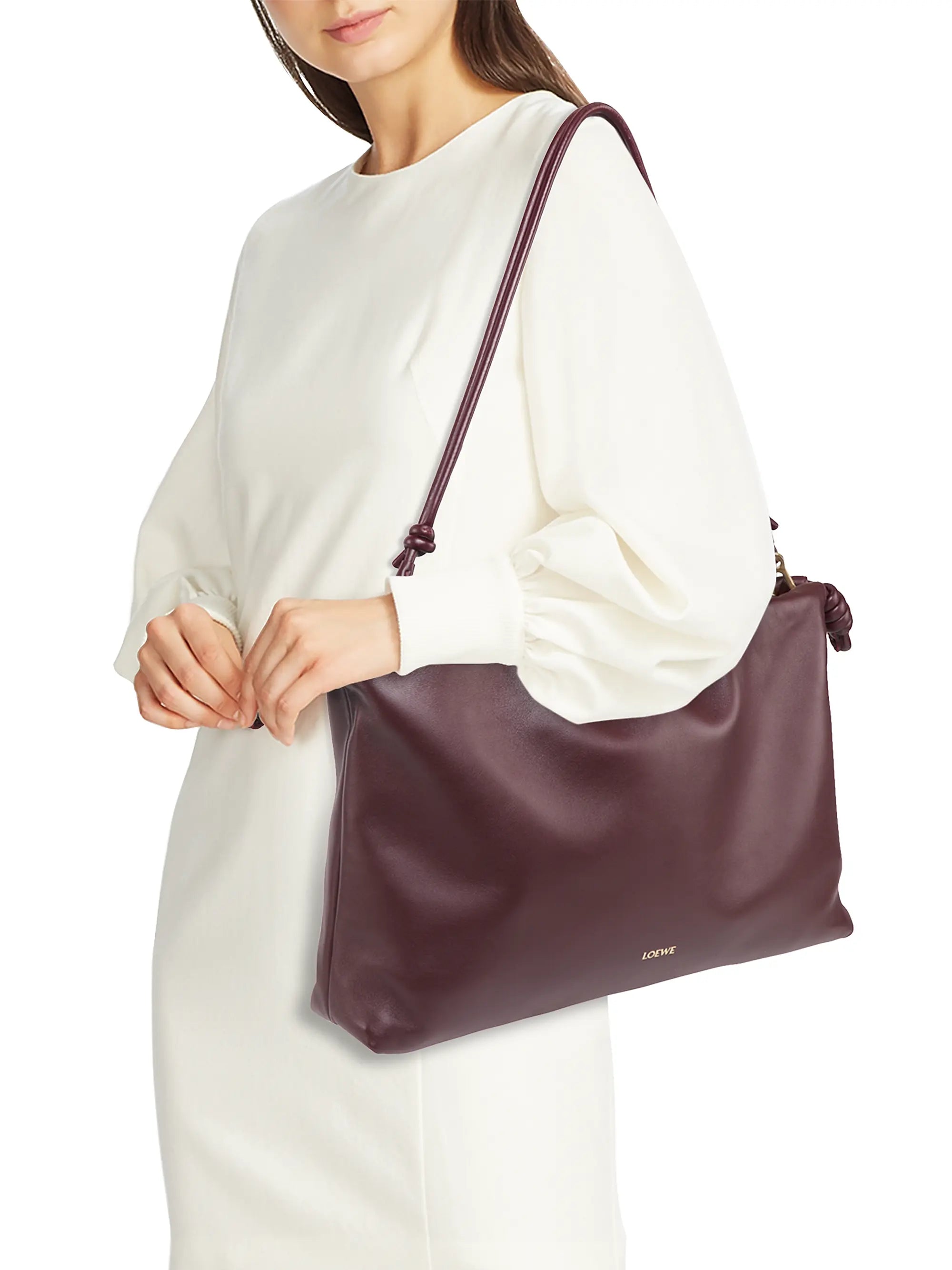 LOEWE Large Flamenco Leather Shoulder Bag