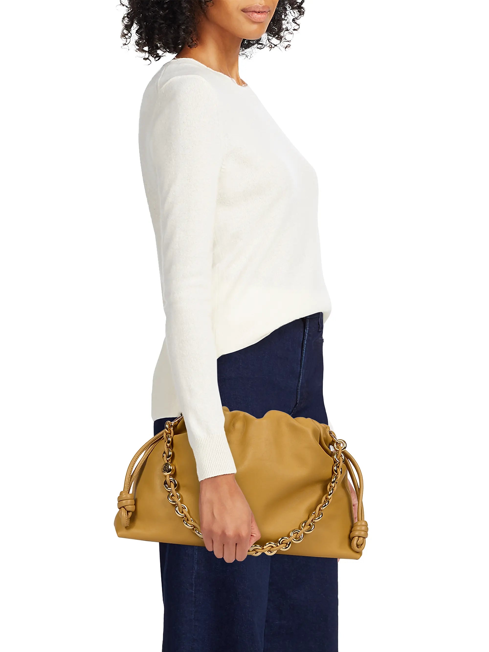 LOEWE Large Flamenco Leather Shoulder Bag
