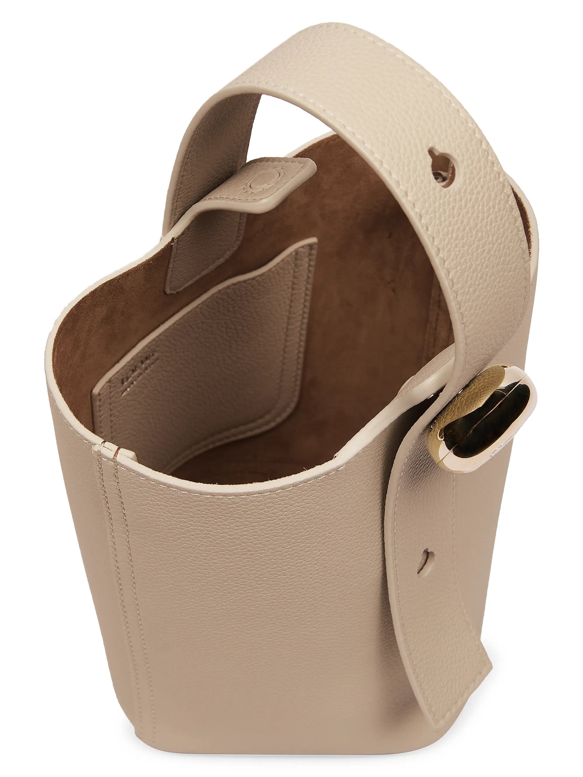 LOEWE Mini Pebble Leather Bucket Bag
