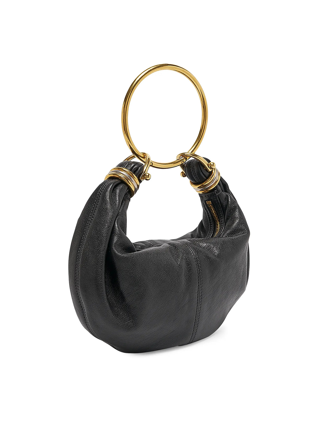Chloé Small Bracelet Grained Leather Hobo Bag