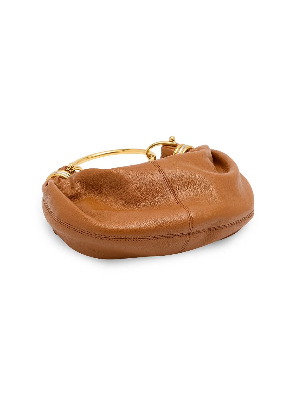 Chloé Small Bracelet Grained Leather Hobo Bag