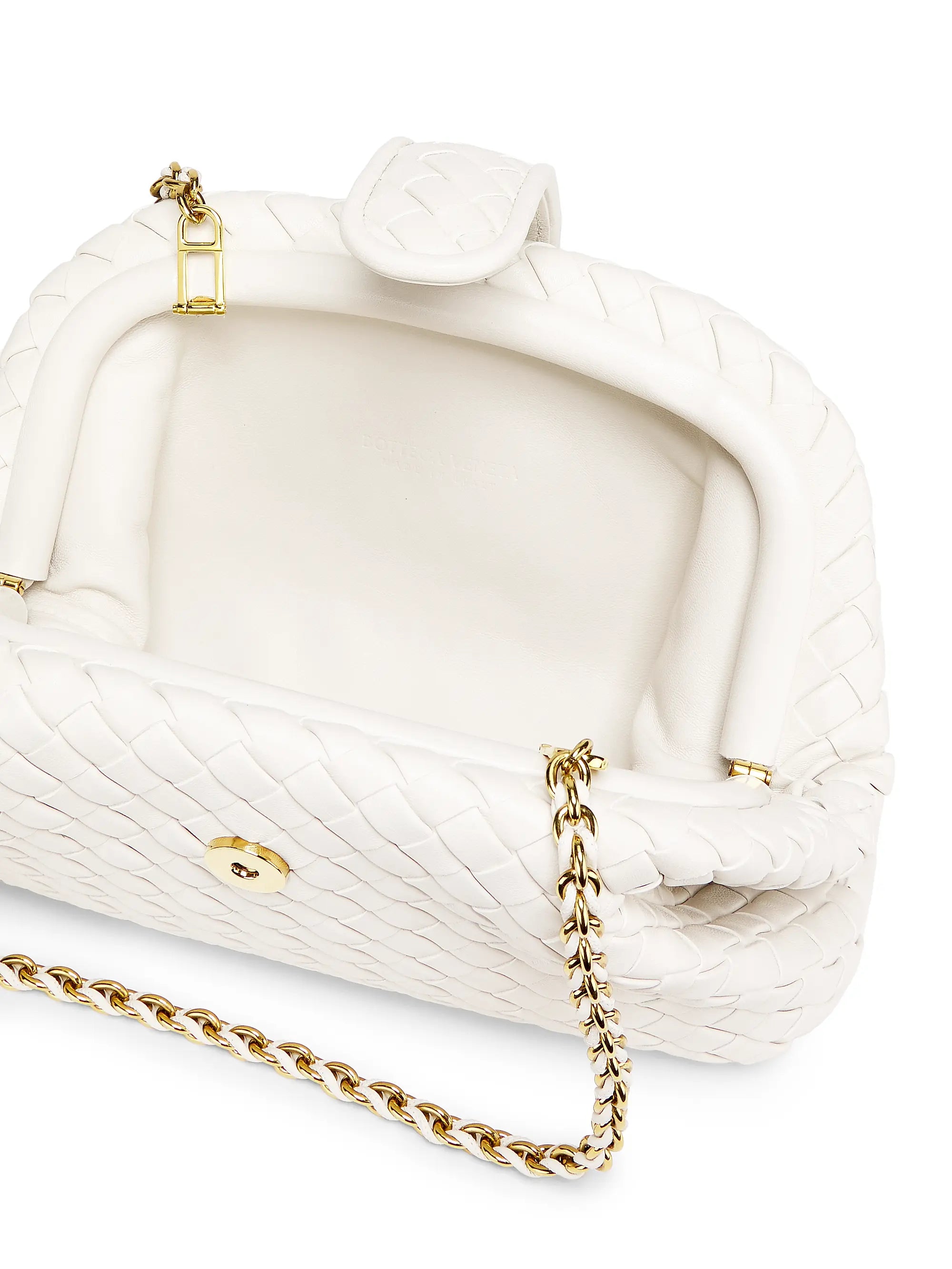 Bottega Veneta Mini Lauren 1980 Intrecciato Leather Clutch