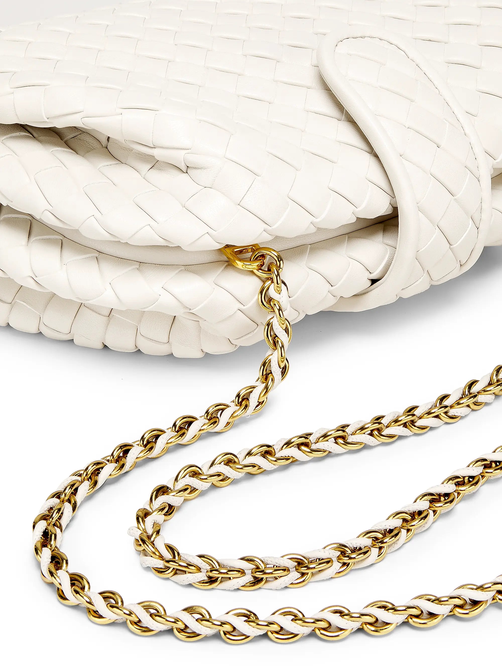 Bottega Veneta Mini Lauren 1980 Intrecciato Leather Clutch