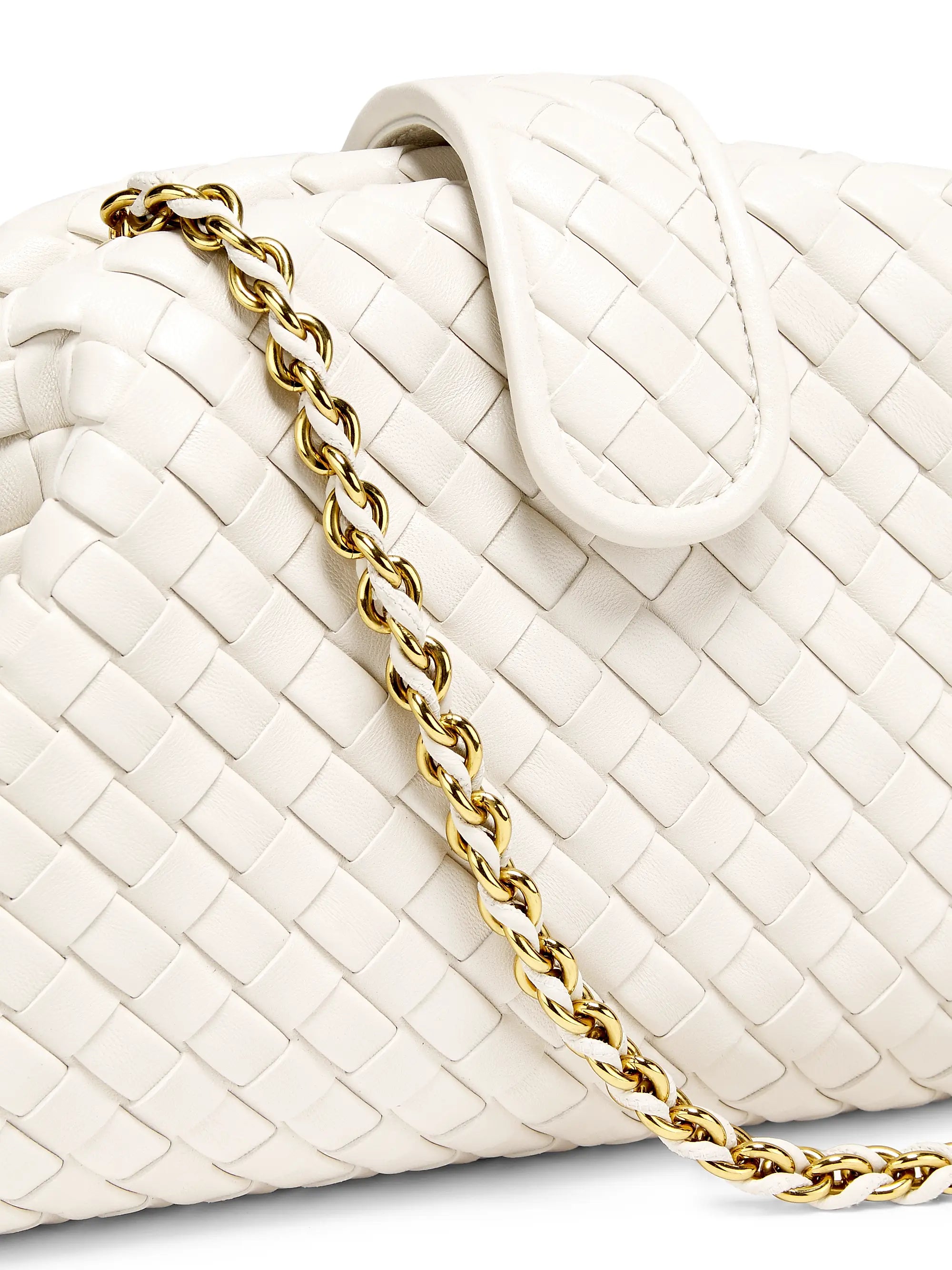 Bottega Veneta Mini Lauren 1980 Intrecciato Leather Clutch