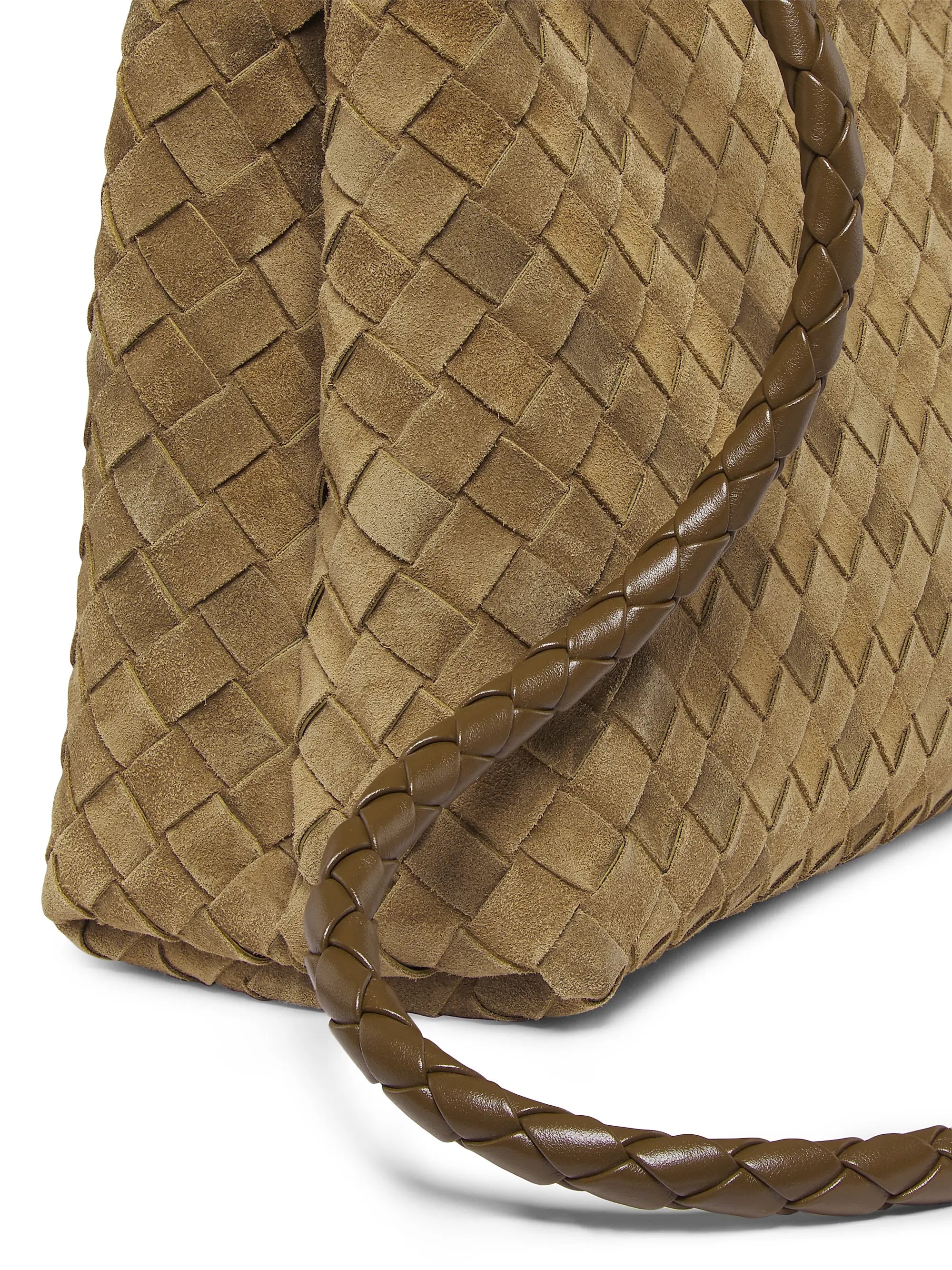 Bottega Veneta Andiamo Medium Suede Tote Bag