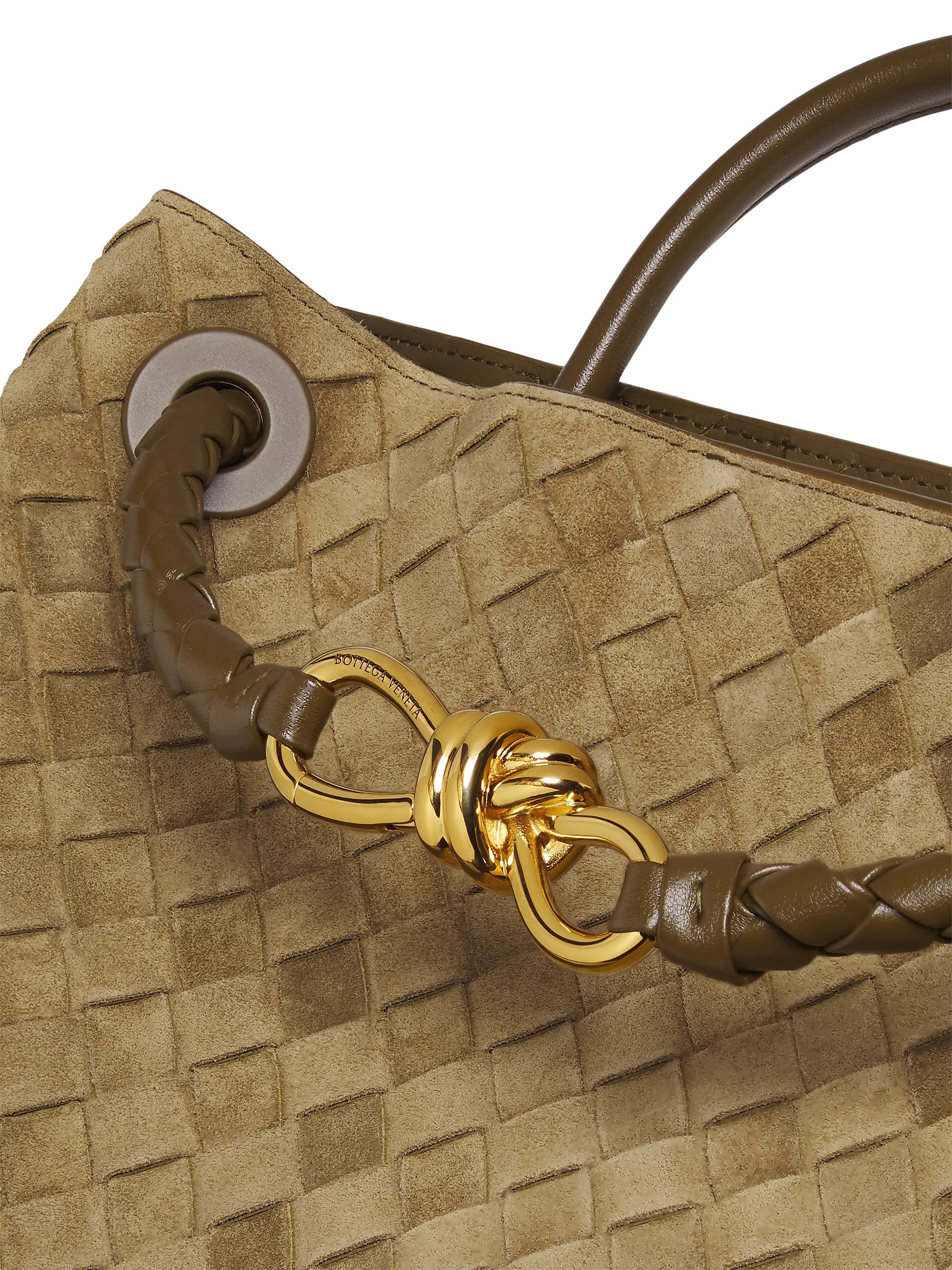 Bottega Veneta Andiamo Medium Suede Tote Bag