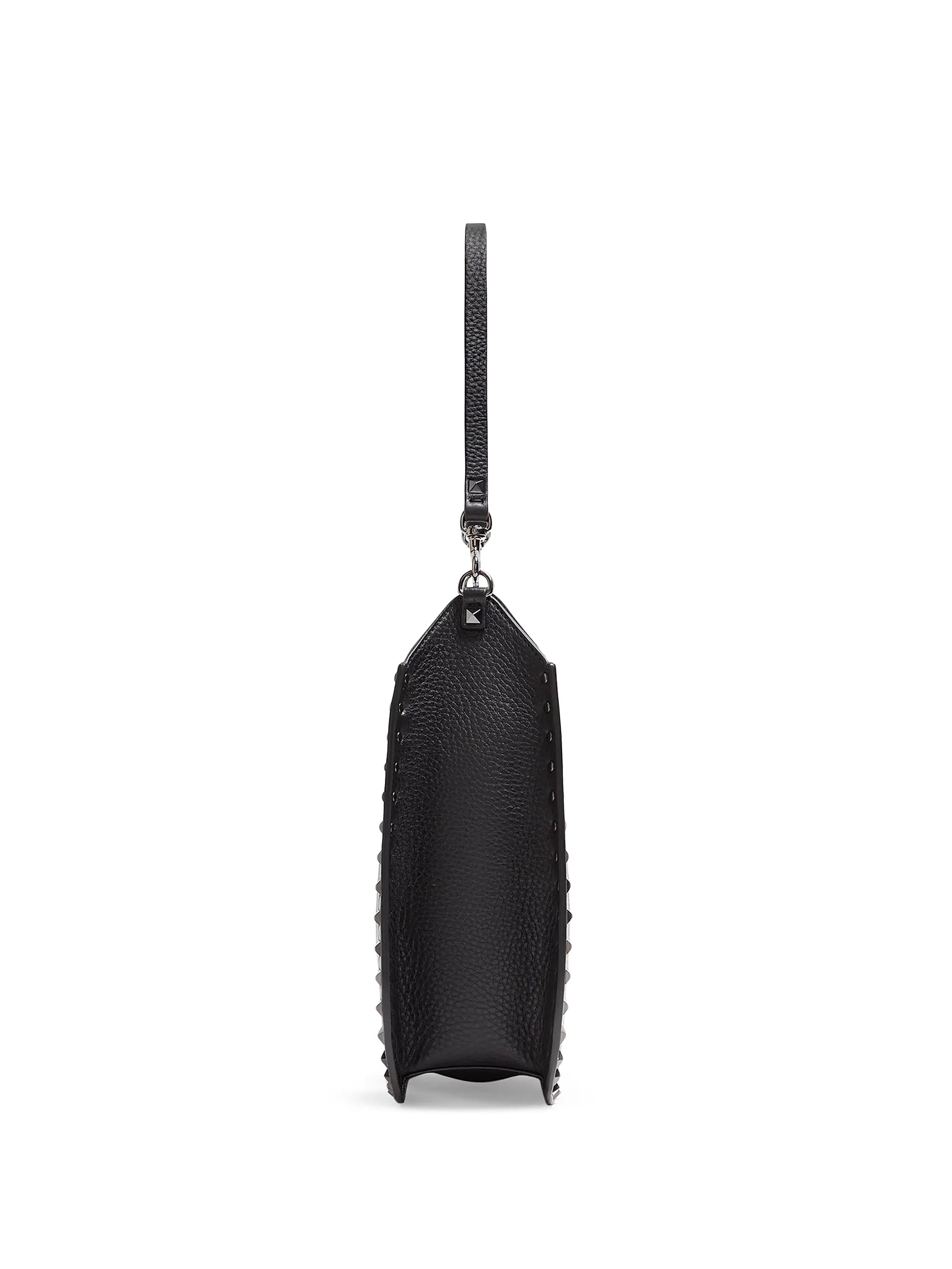 Valentino Garavani Rockstud Grainy Calfskin Shoulder Bag