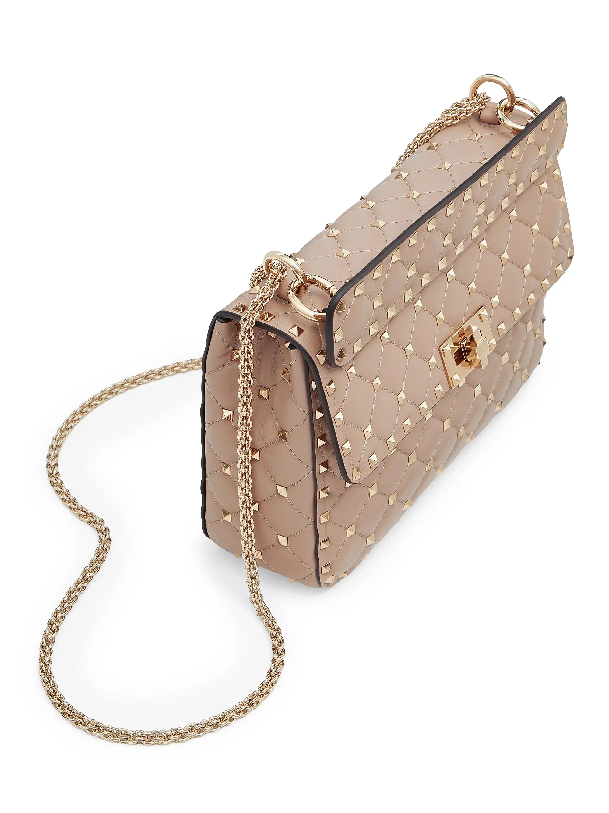 Valentino Garavani Medium Nappa Rockstud Spike Shoulder Bag
