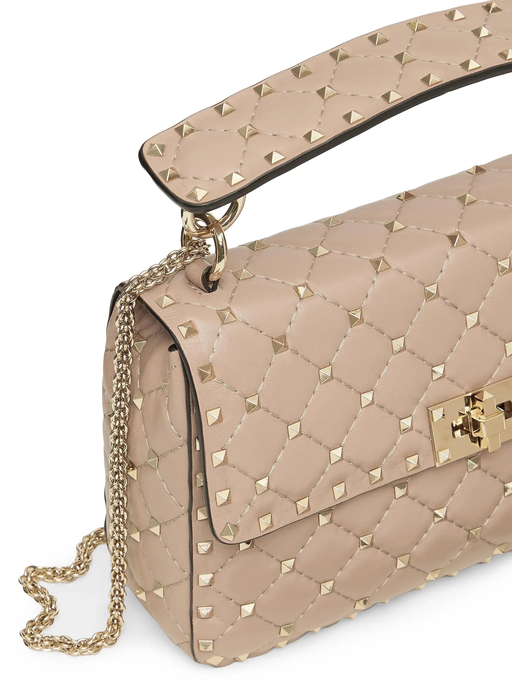 Valentino Garavani Medium Nappa Rockstud Spike Shoulder Bag