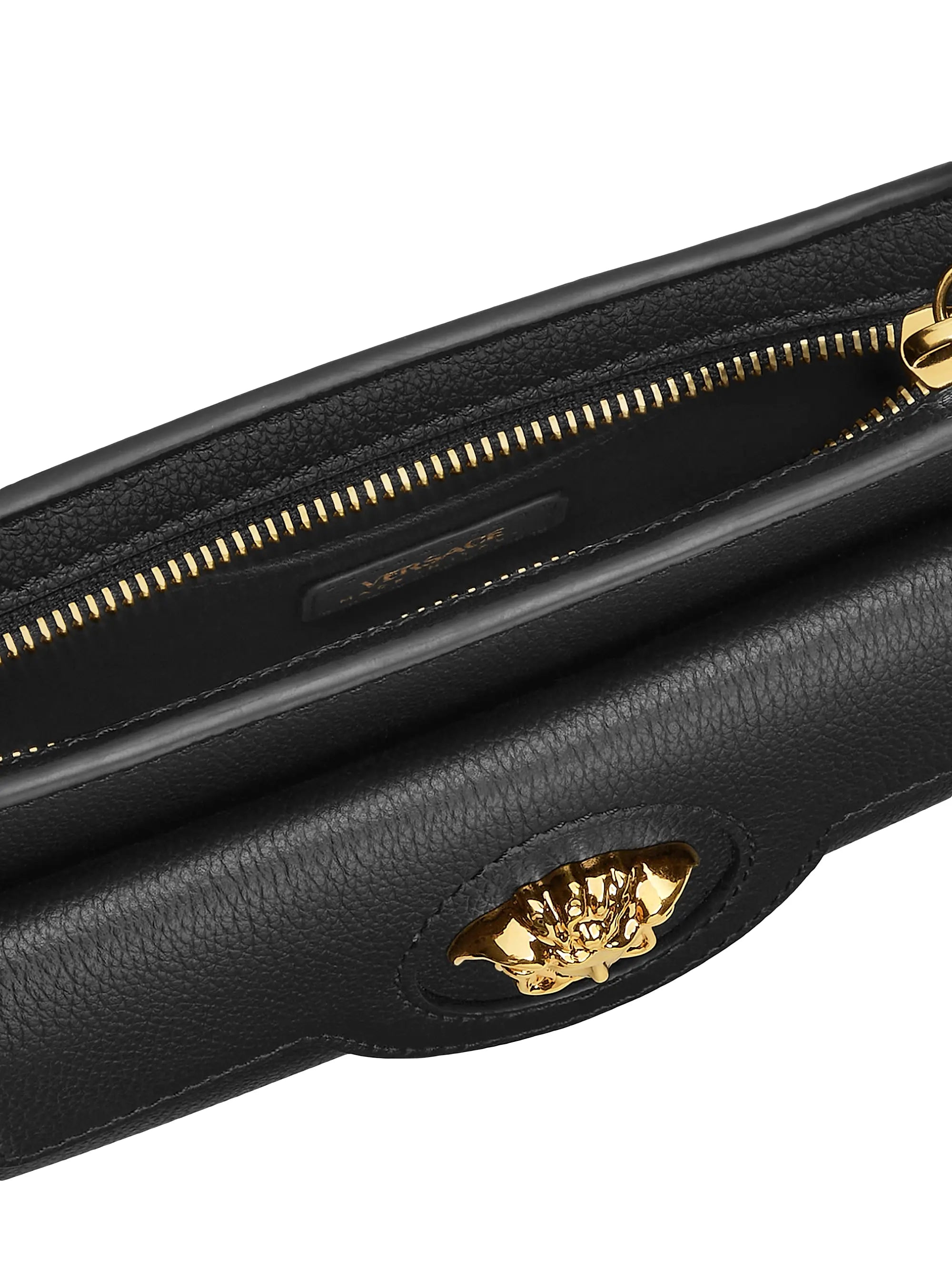 Versace La Medusa Mini Leather Crossbody Bag