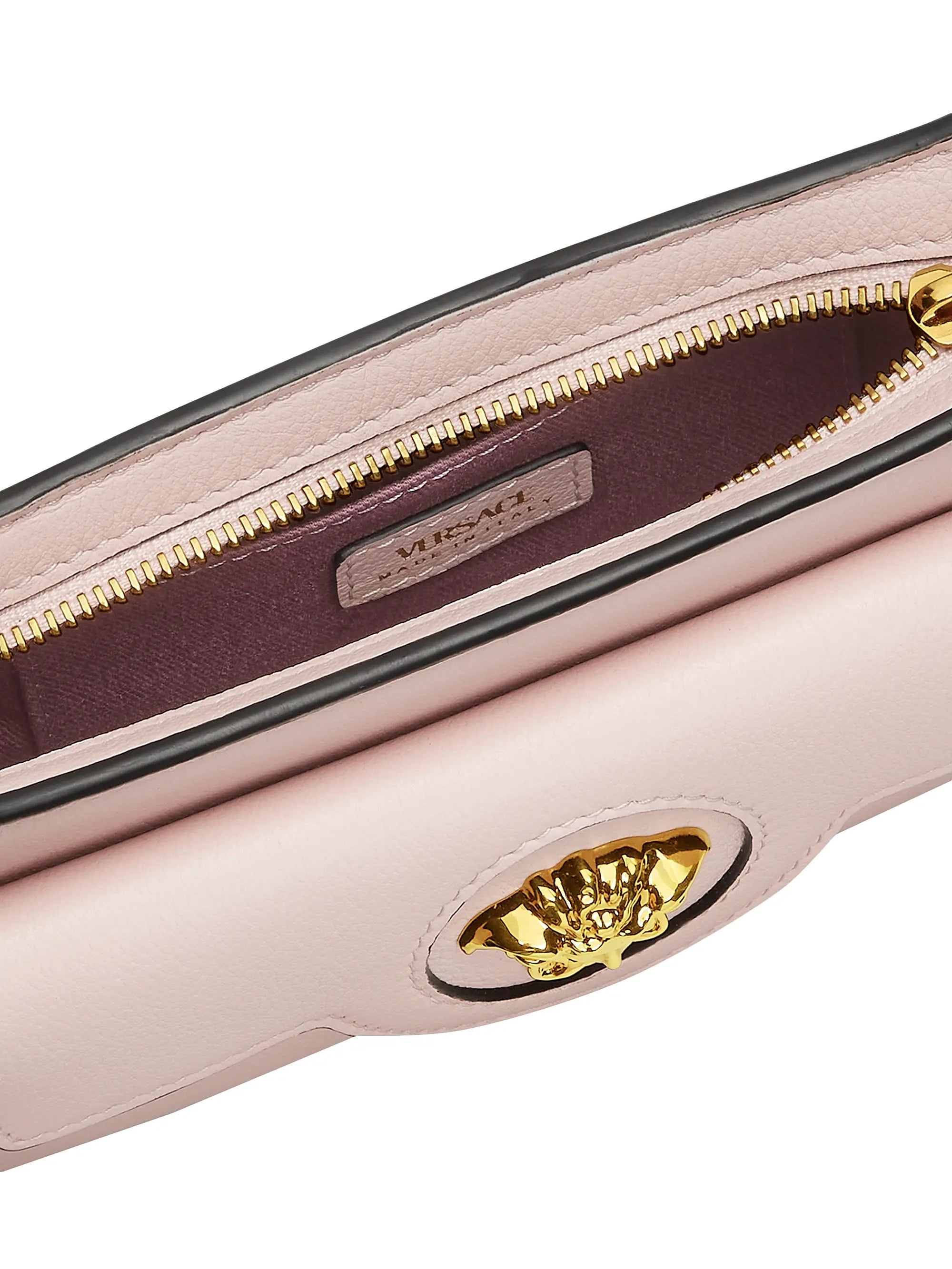 Versace La Medusa Mini Leather Crossbody Bag