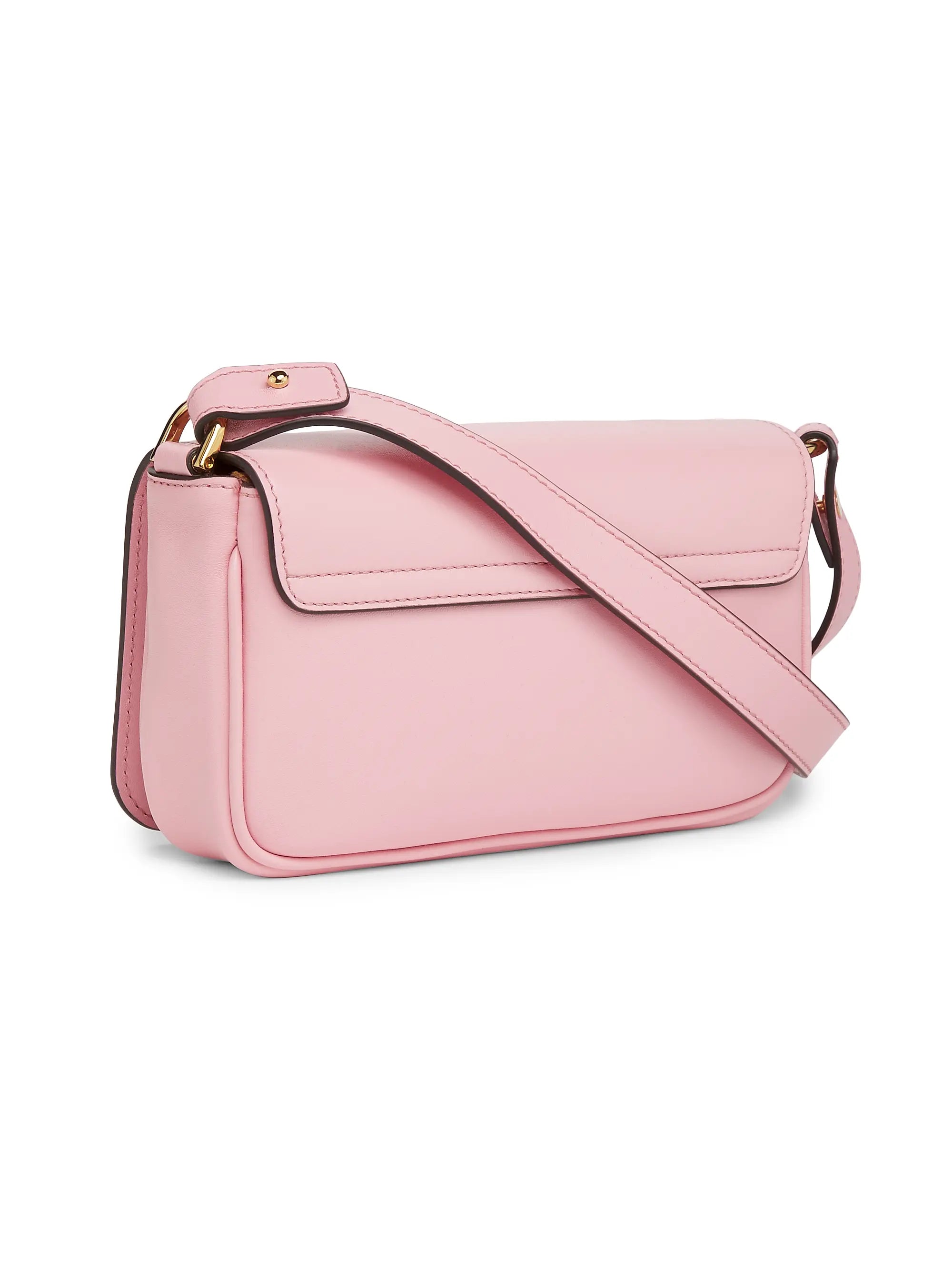 Versace Tag Mini Leather Shoulder Bag
