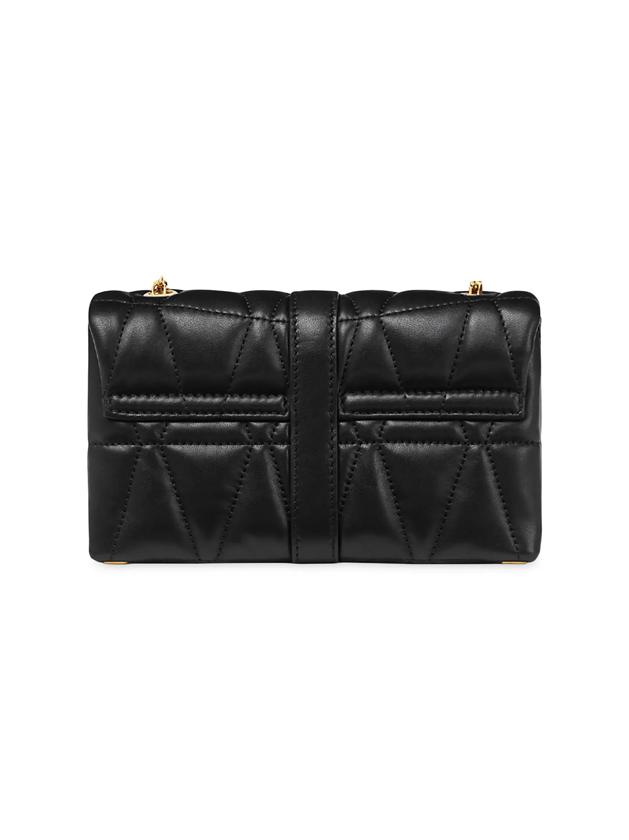 Versace Kleio Mini Quilted Leather Crossbody Bag
