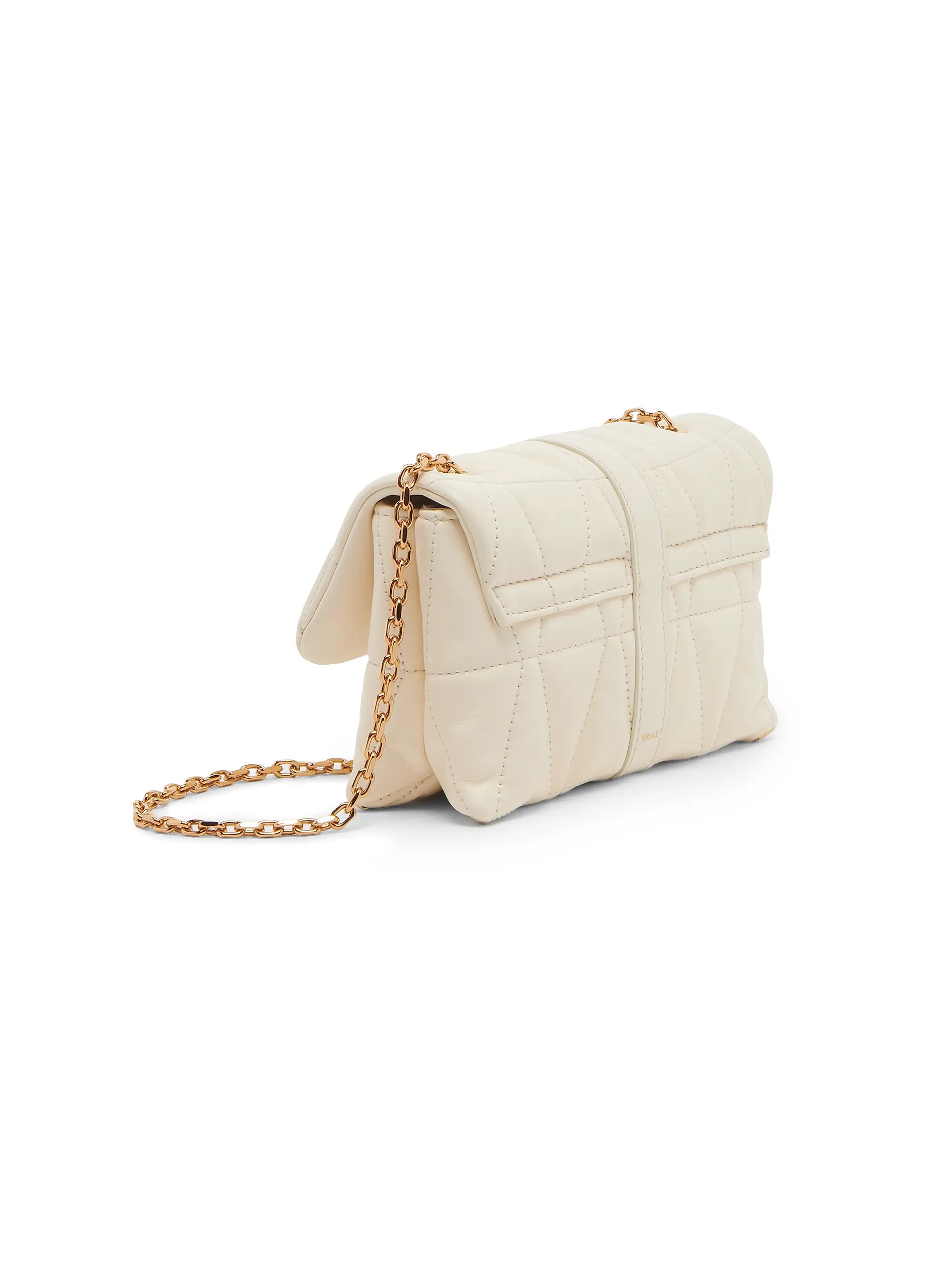 Versace Kleio Mini Quilted Leather Crossbody Bag
