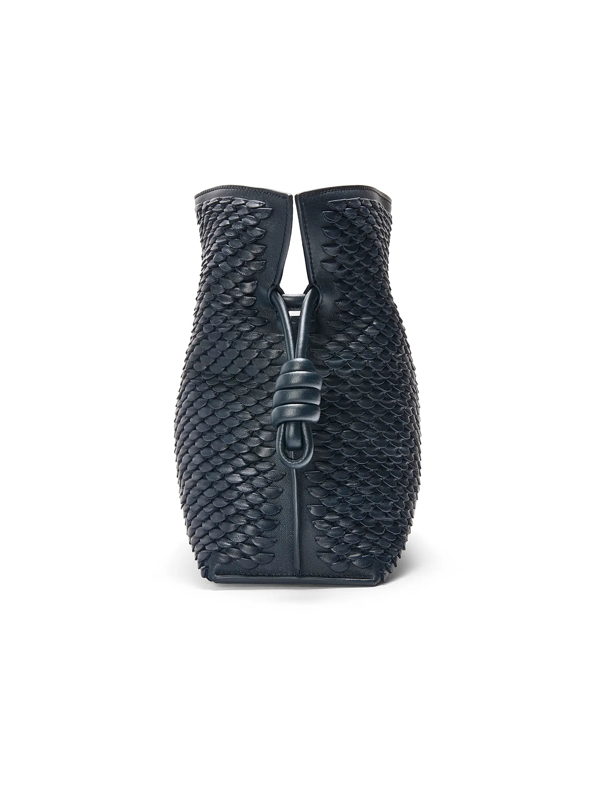 LOEWE Flamenco Scales Leather Clutch