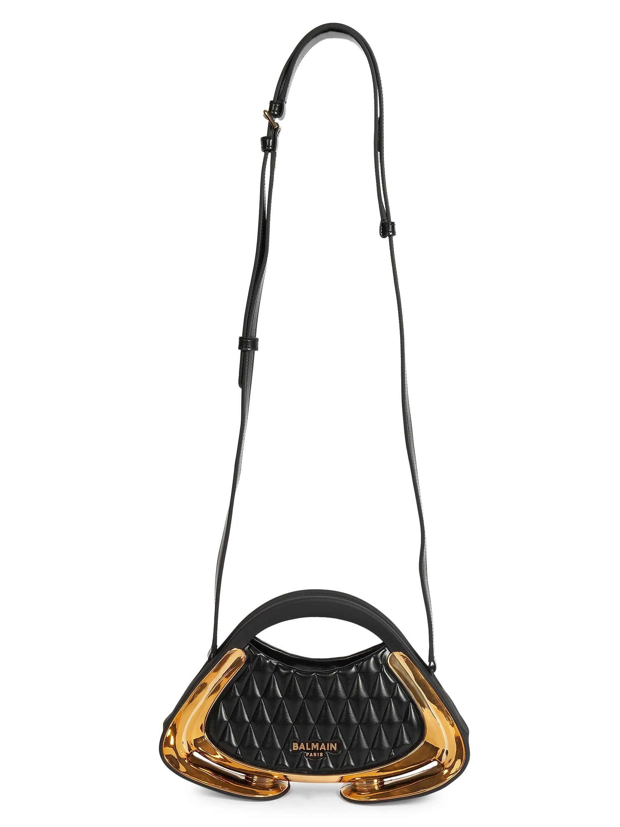 Balmain Jolie Madame Quilted Top Handle Bag