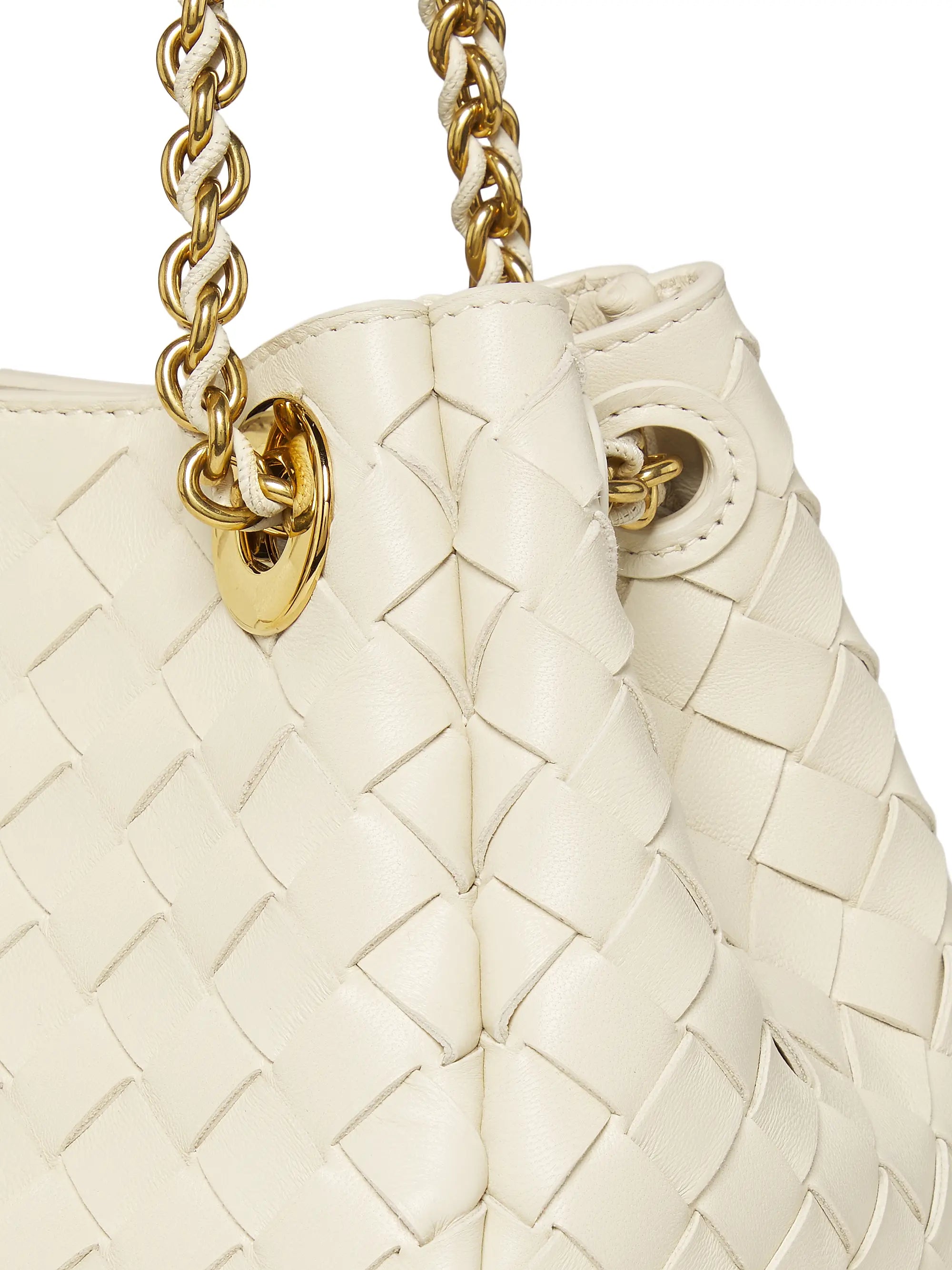 Bottega Veneta Small Parachute Intrecciato Leather Shoulder Bag