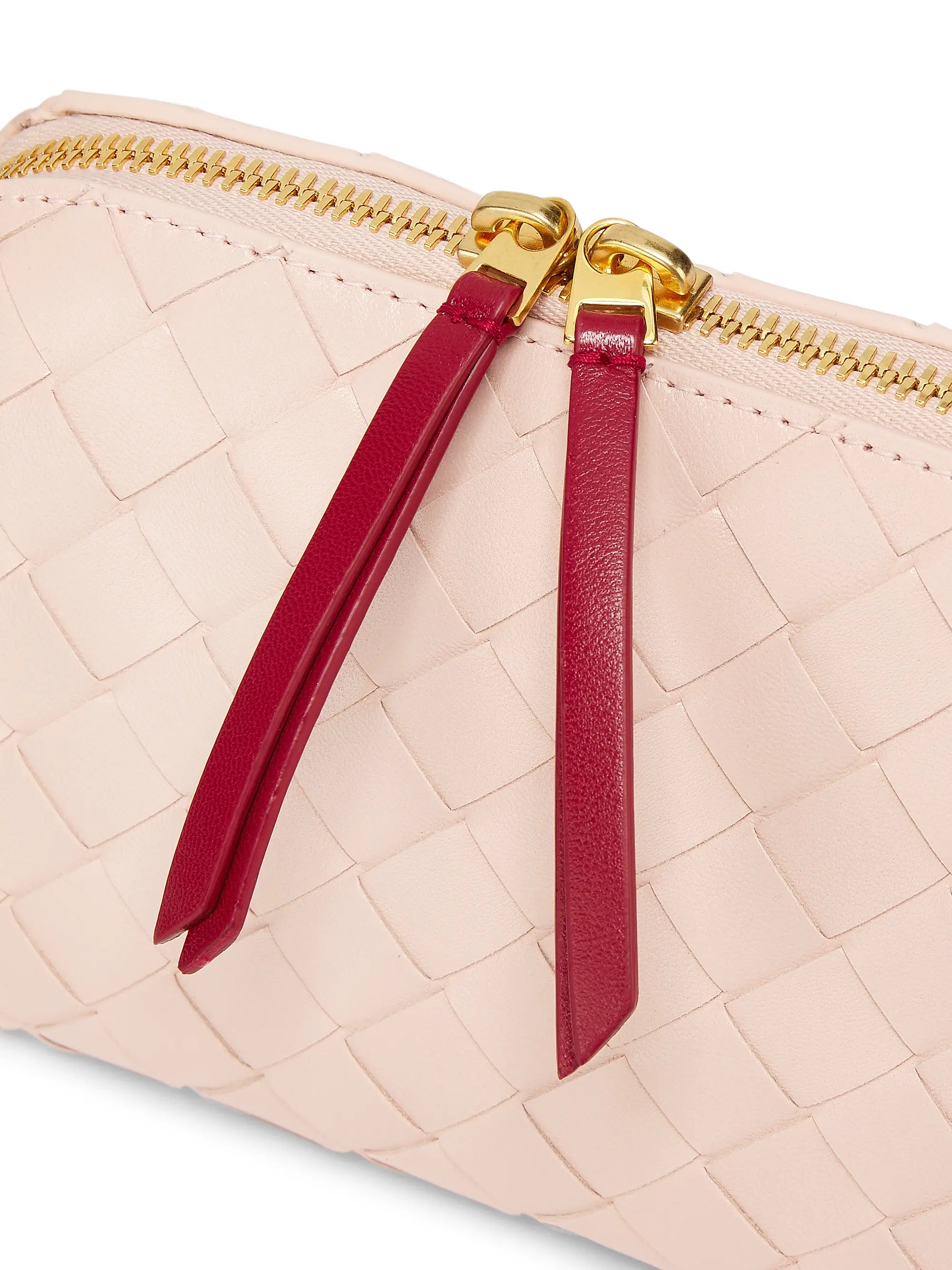 Bottega Veneta Concert Intrecciato Leather Pouch