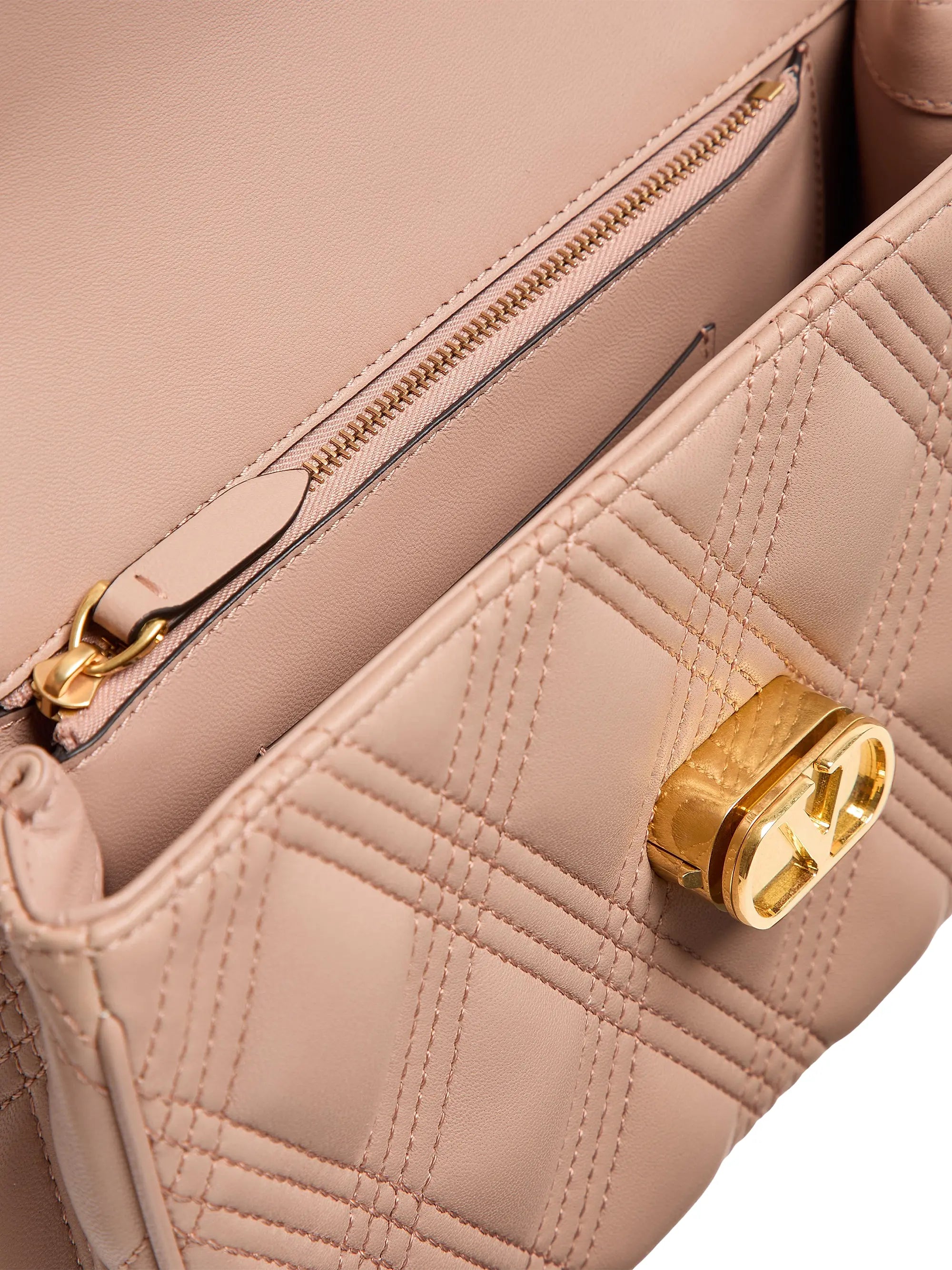 Valentino Garavani Quiltie 67 Medium Shoulder Bag in Quilted Nappa Leather
