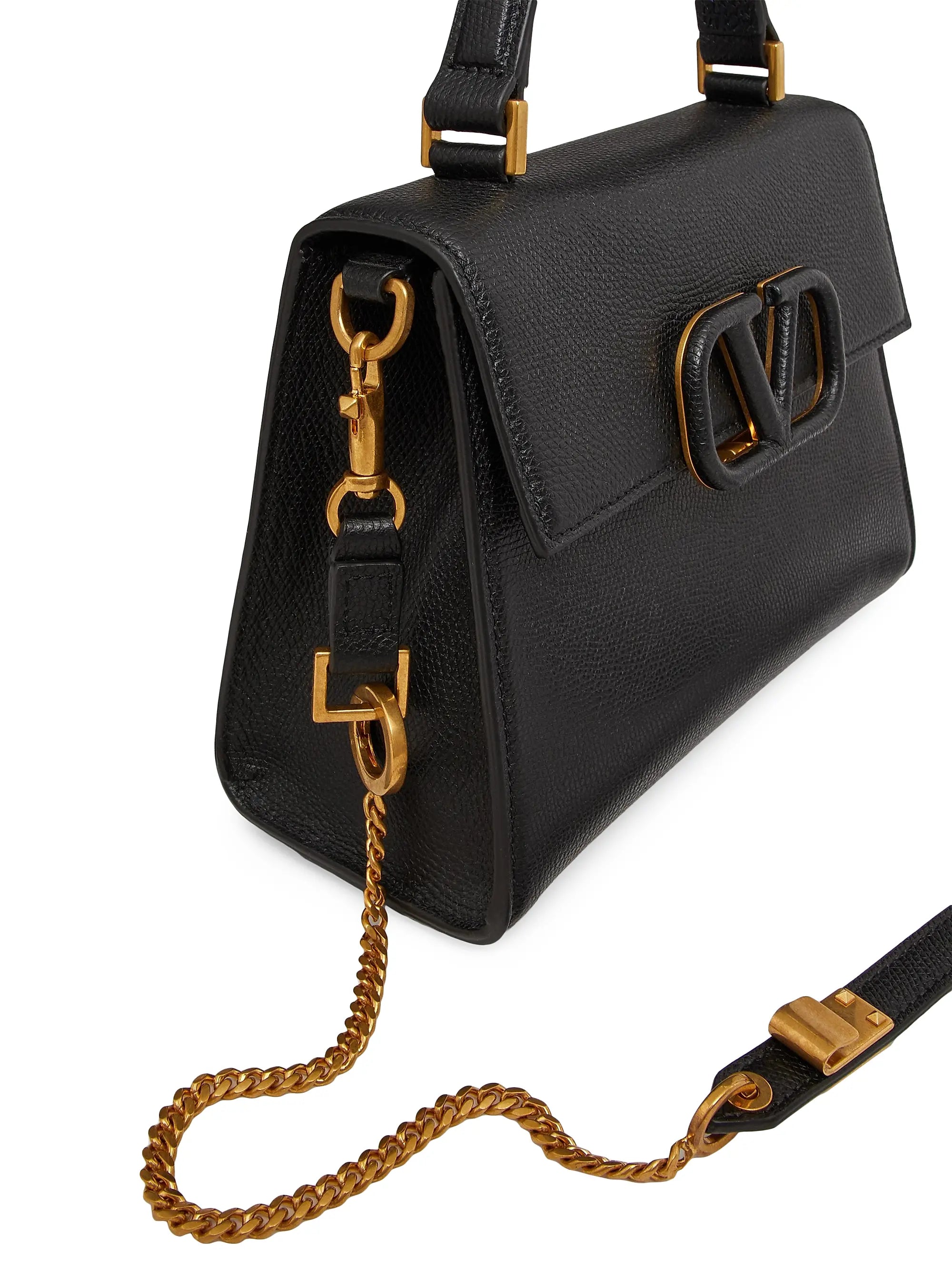 Valentino Garavani Small VSling Grainy Calfskin Handbag